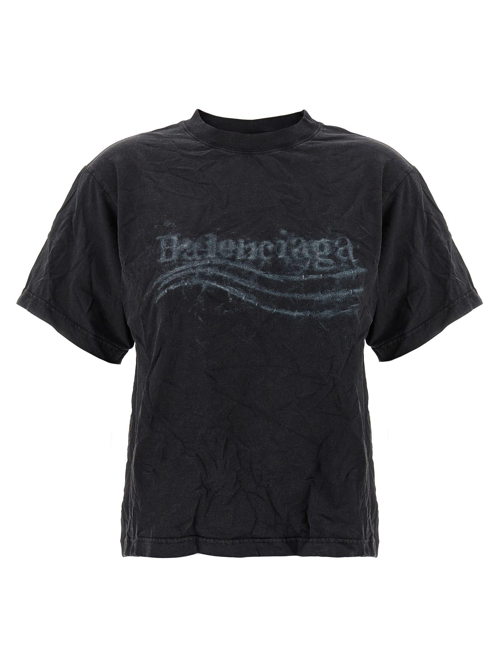 balenciaga washed crayon political t-shirt