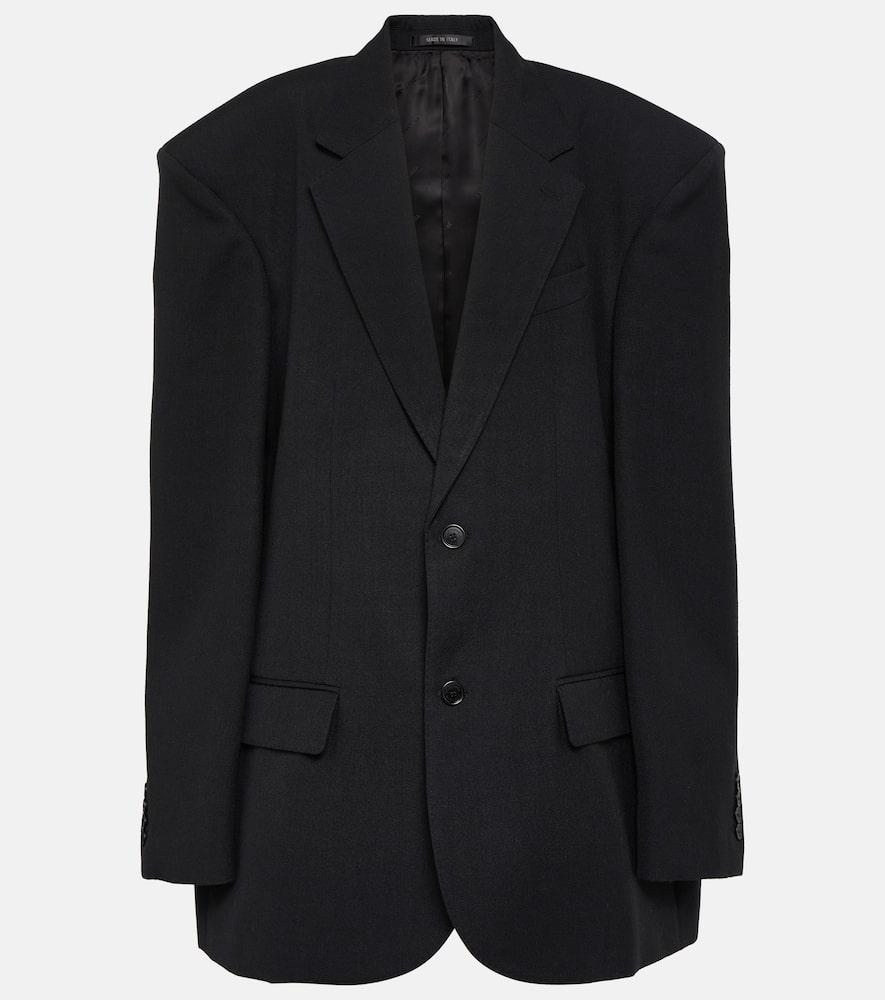balenciaga wool blazer