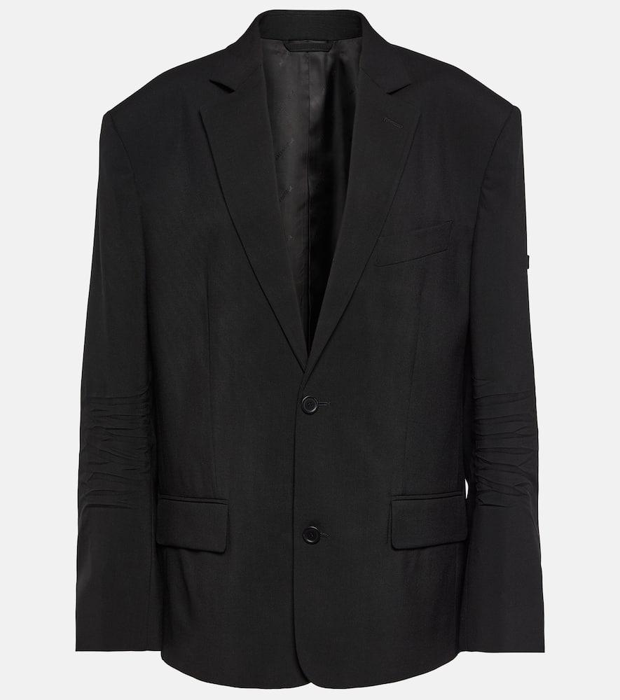 balenciaga wool blazer