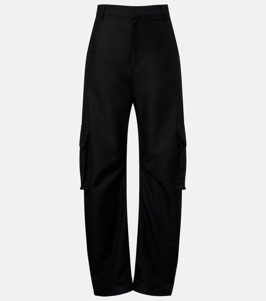balenciaga wool cargo pants