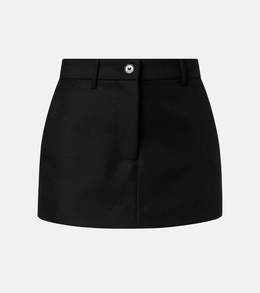 balenciaga wool skort
