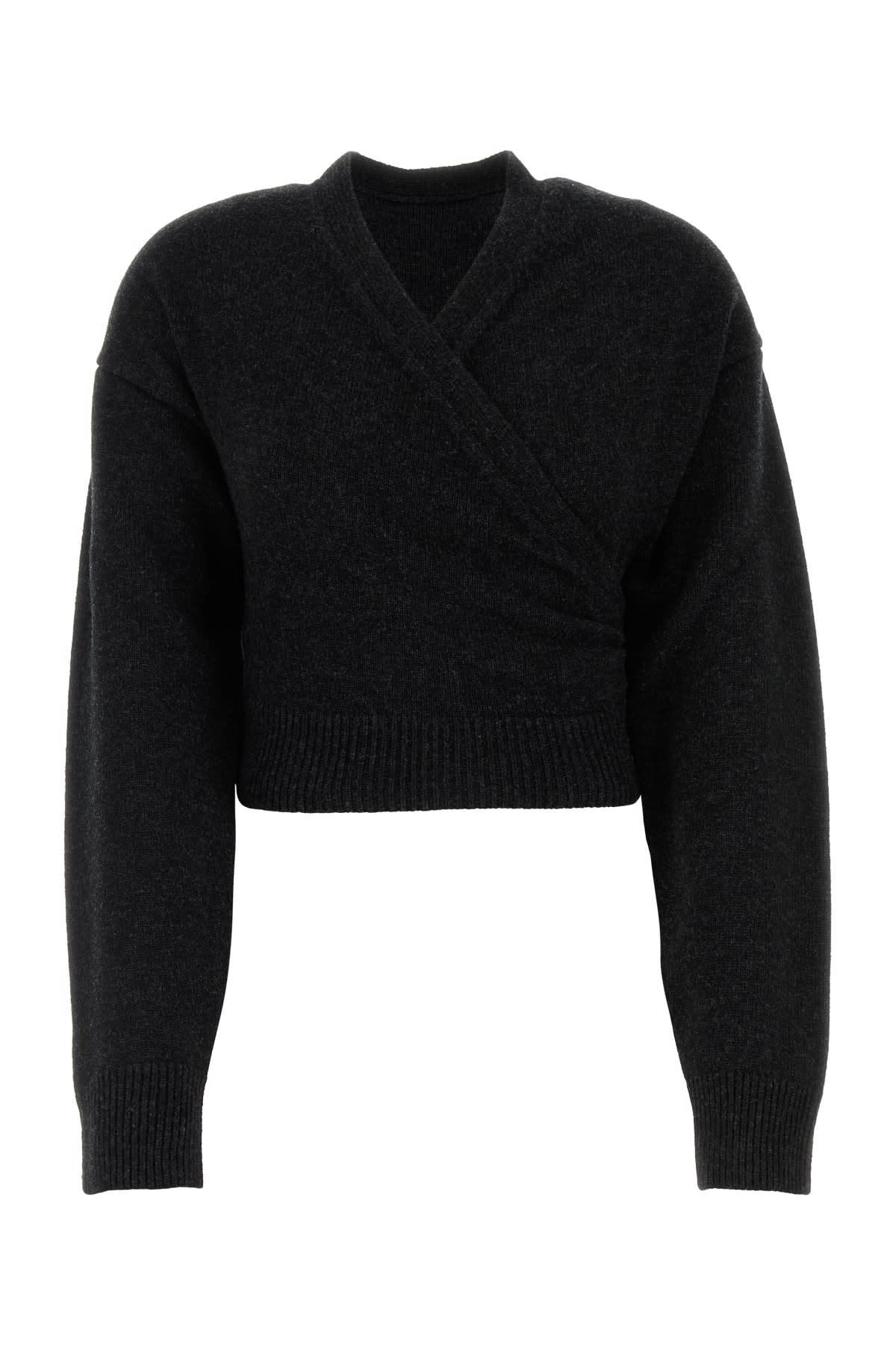 balenciaga wrap cardigan