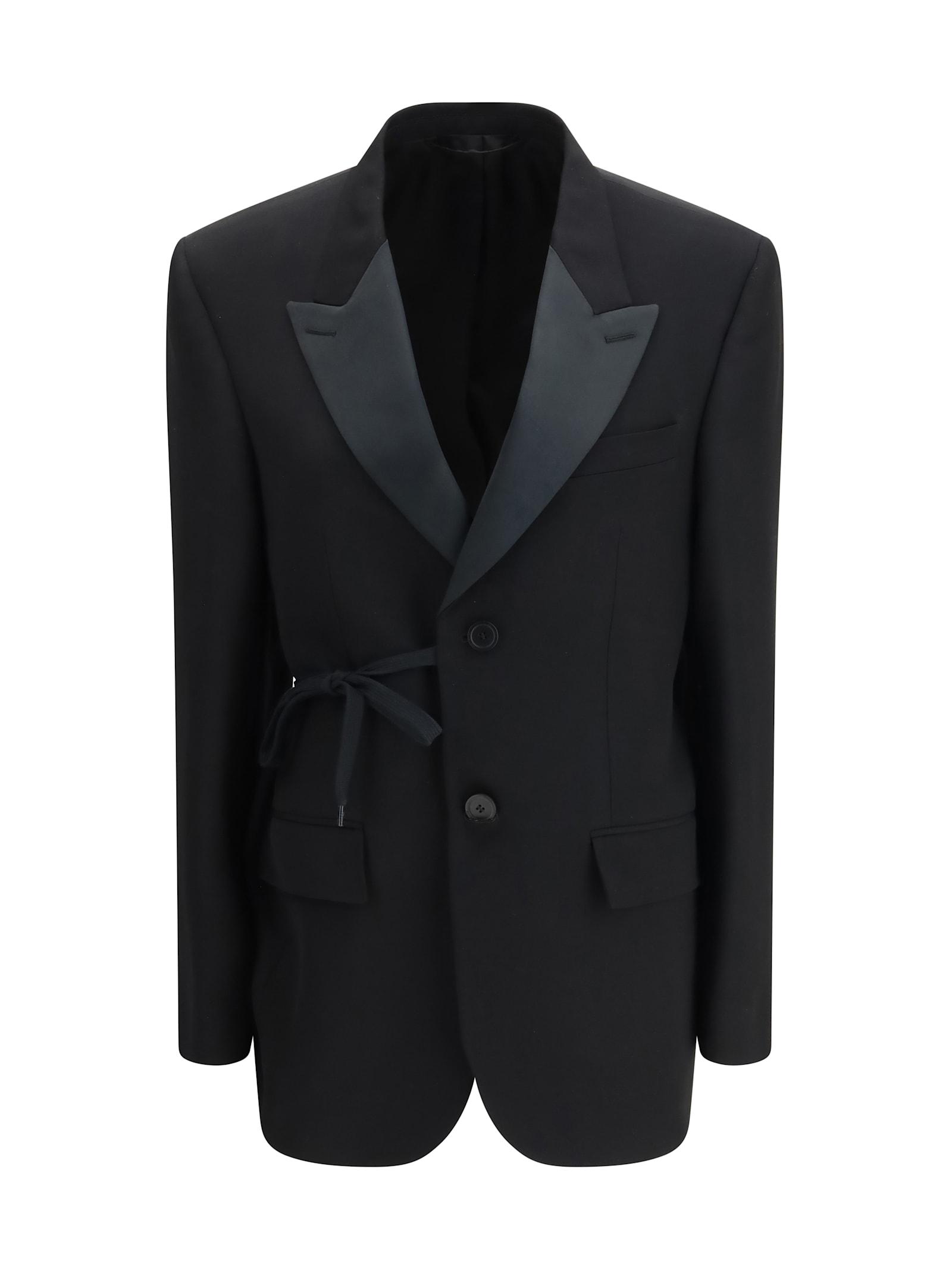 balenciaga wrap tailored jacket