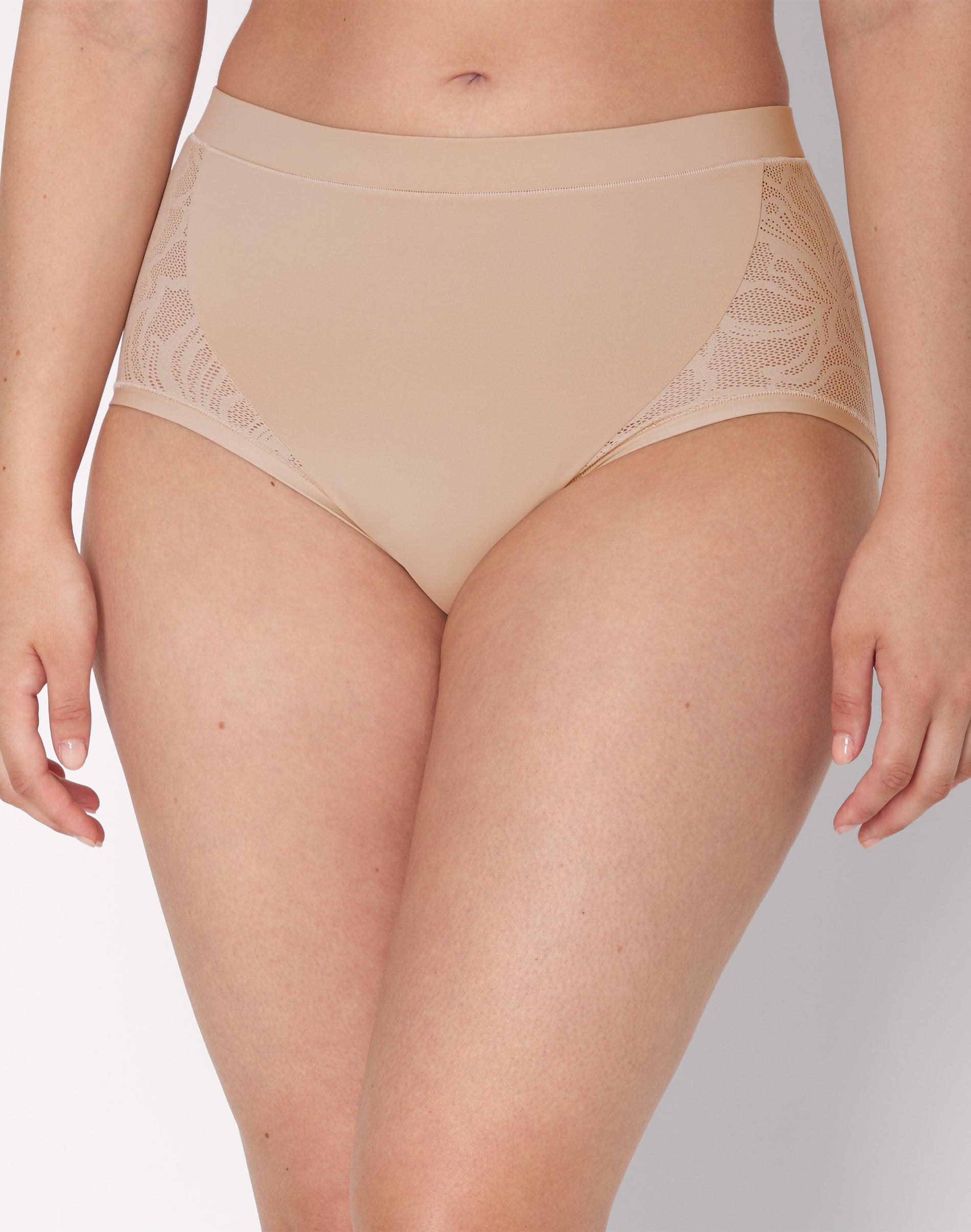 bali's coolest smoothing high waist brief almond s women's