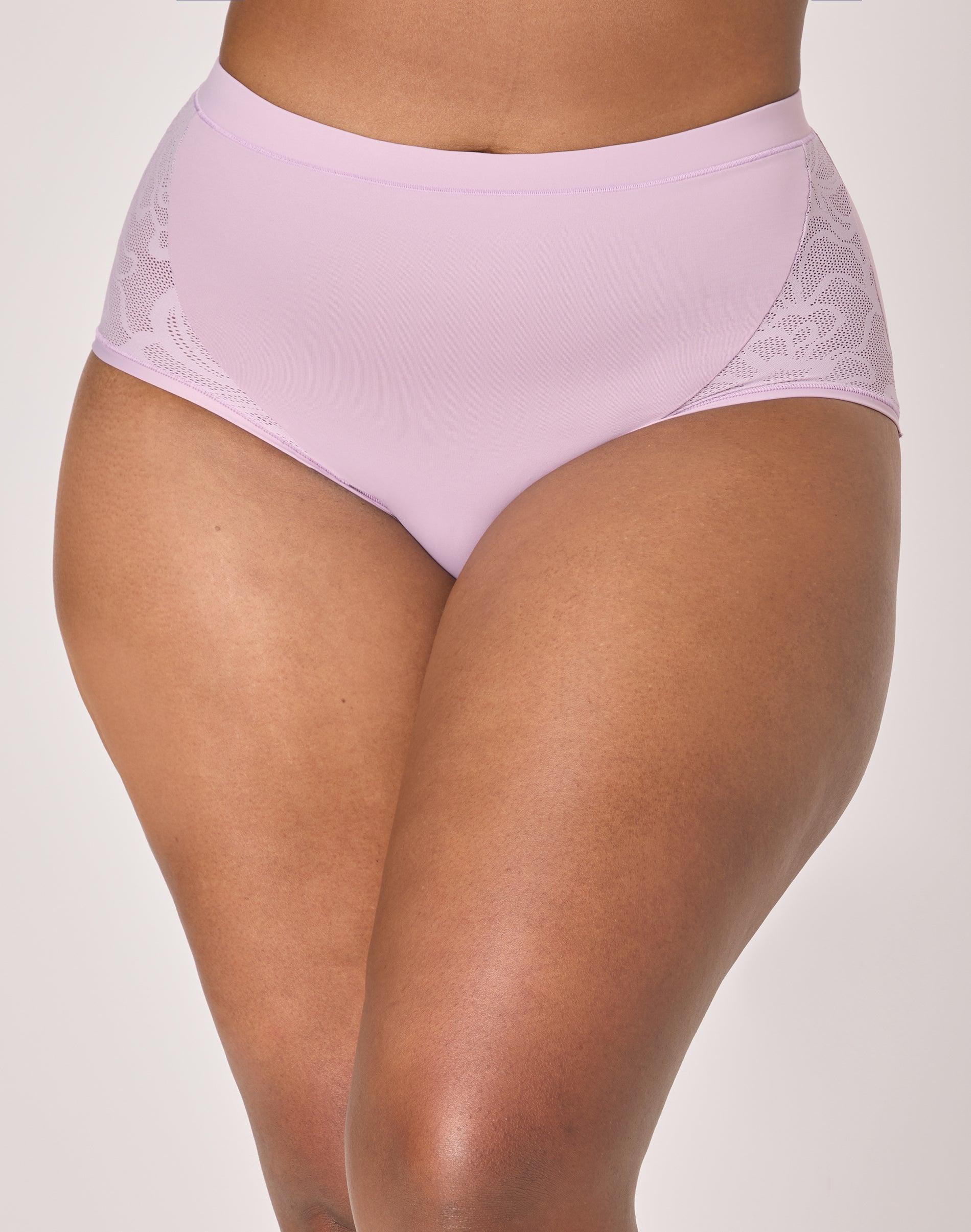 bali's coolest smoothing high waist brief purple mauve s women's