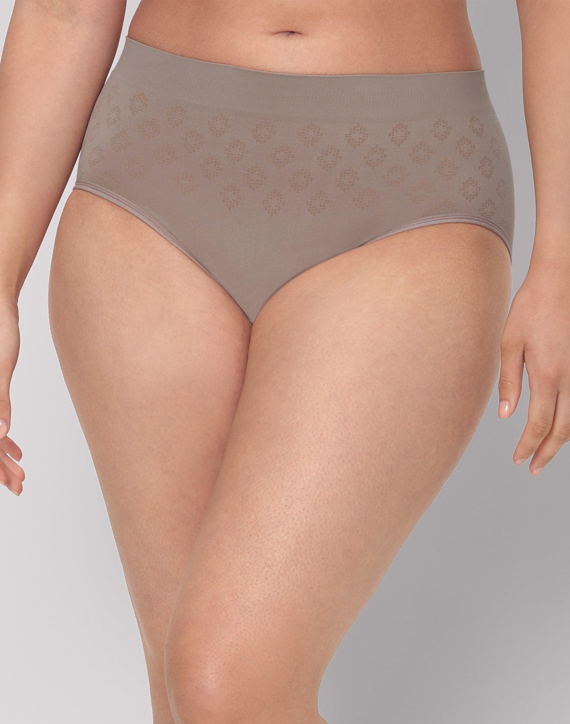 bali beautifully confident seamless light leak & period protection brief evening blush s women's