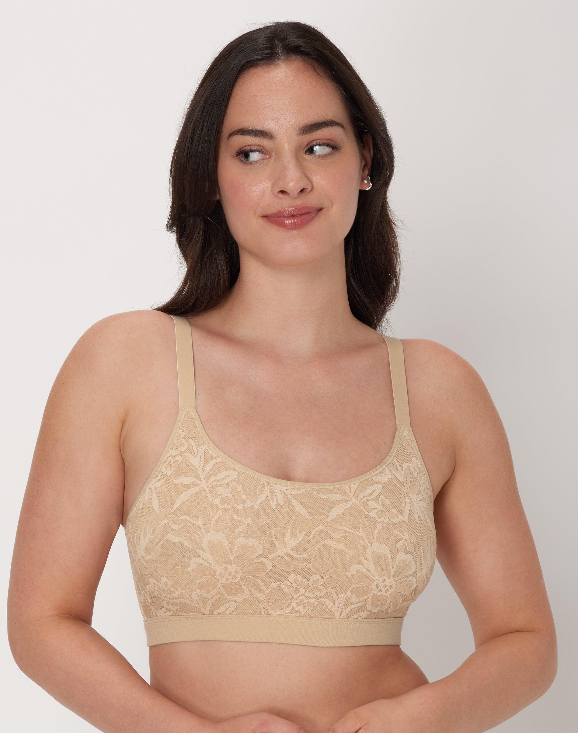 bali breathe cotton modal bralette almond s