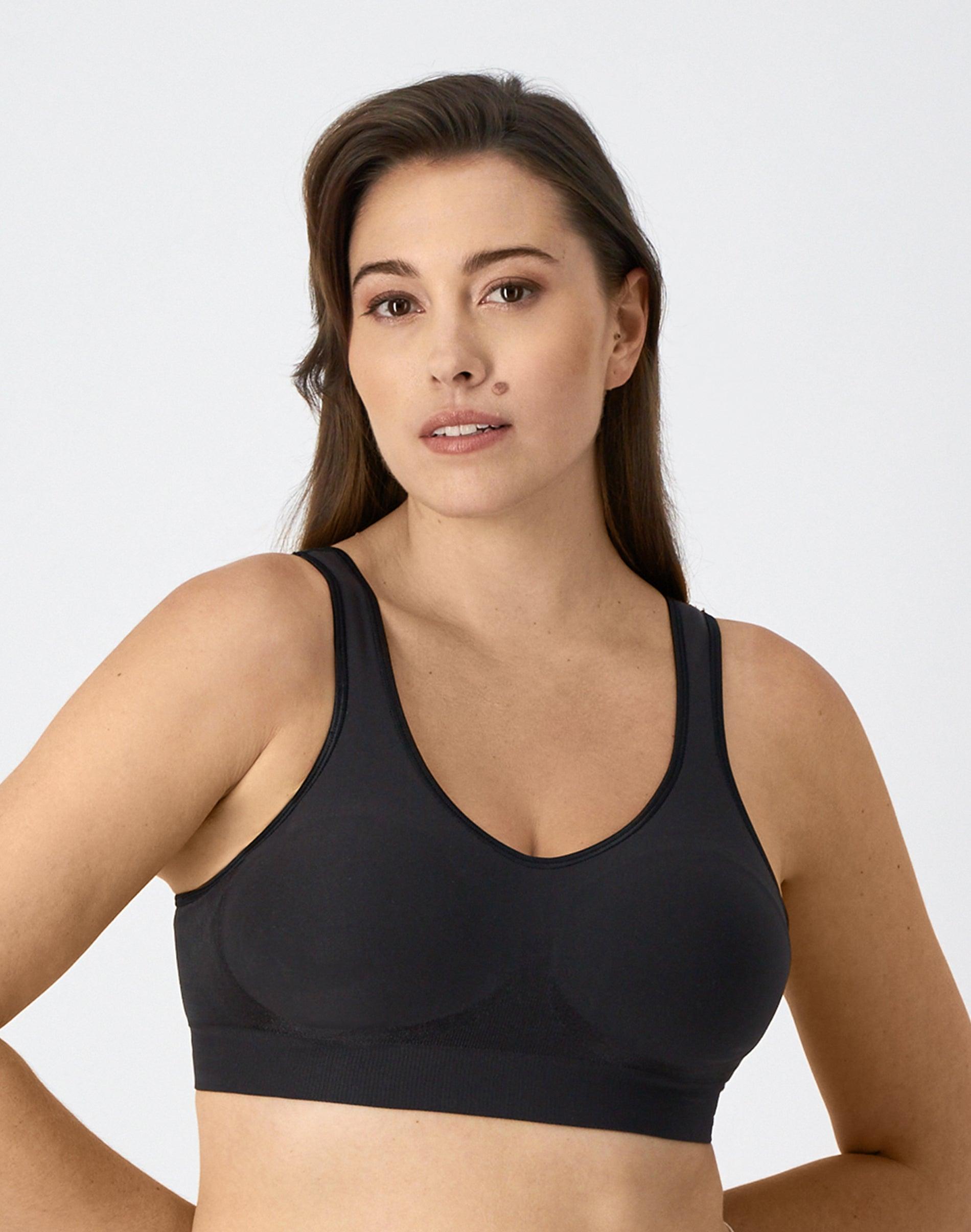 bali comfort revolution comfortflex fit shaping wireless bra black s