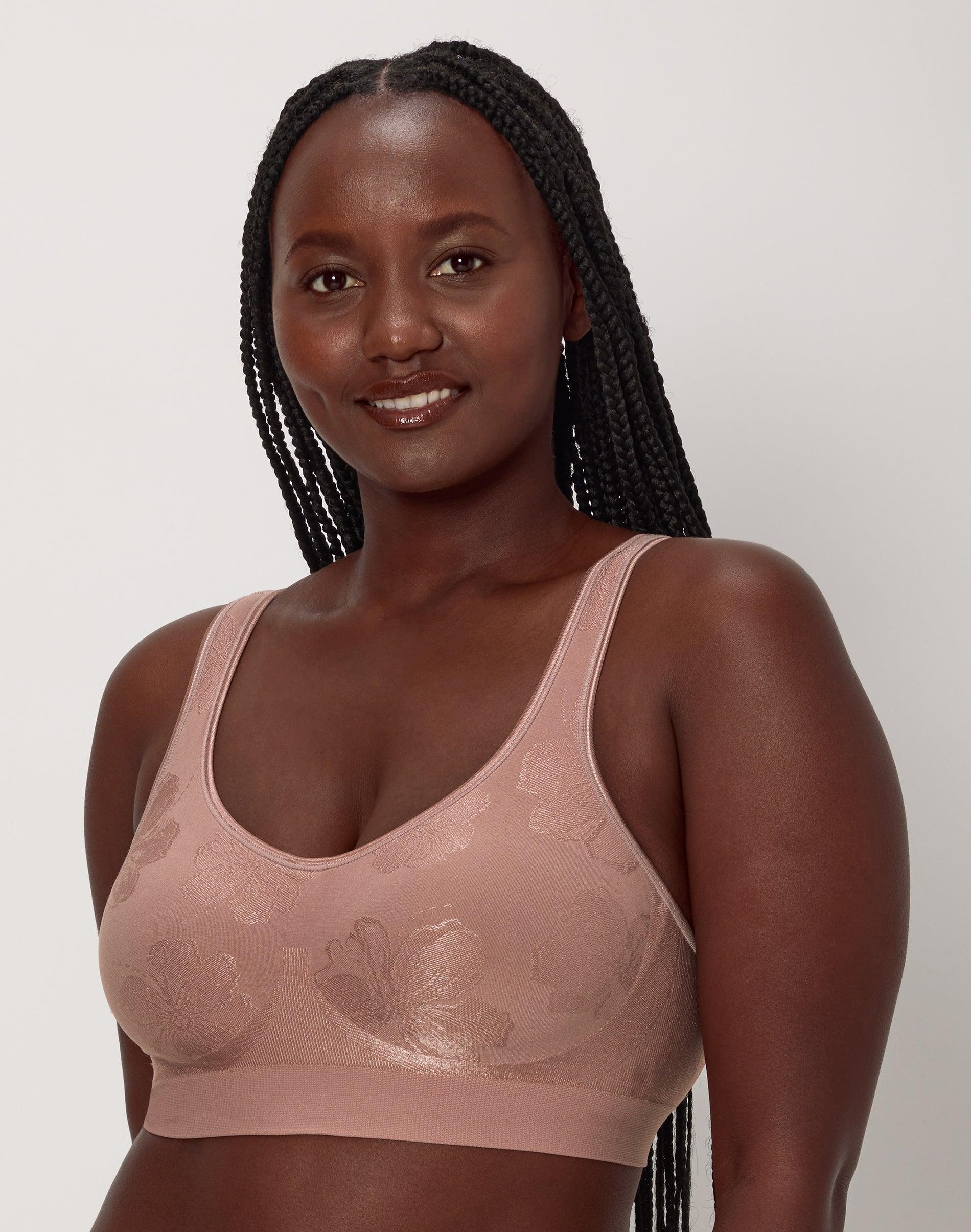 bali comfort revolution comfortflex fit shaping wireless bra smokey purple mauve tropic s