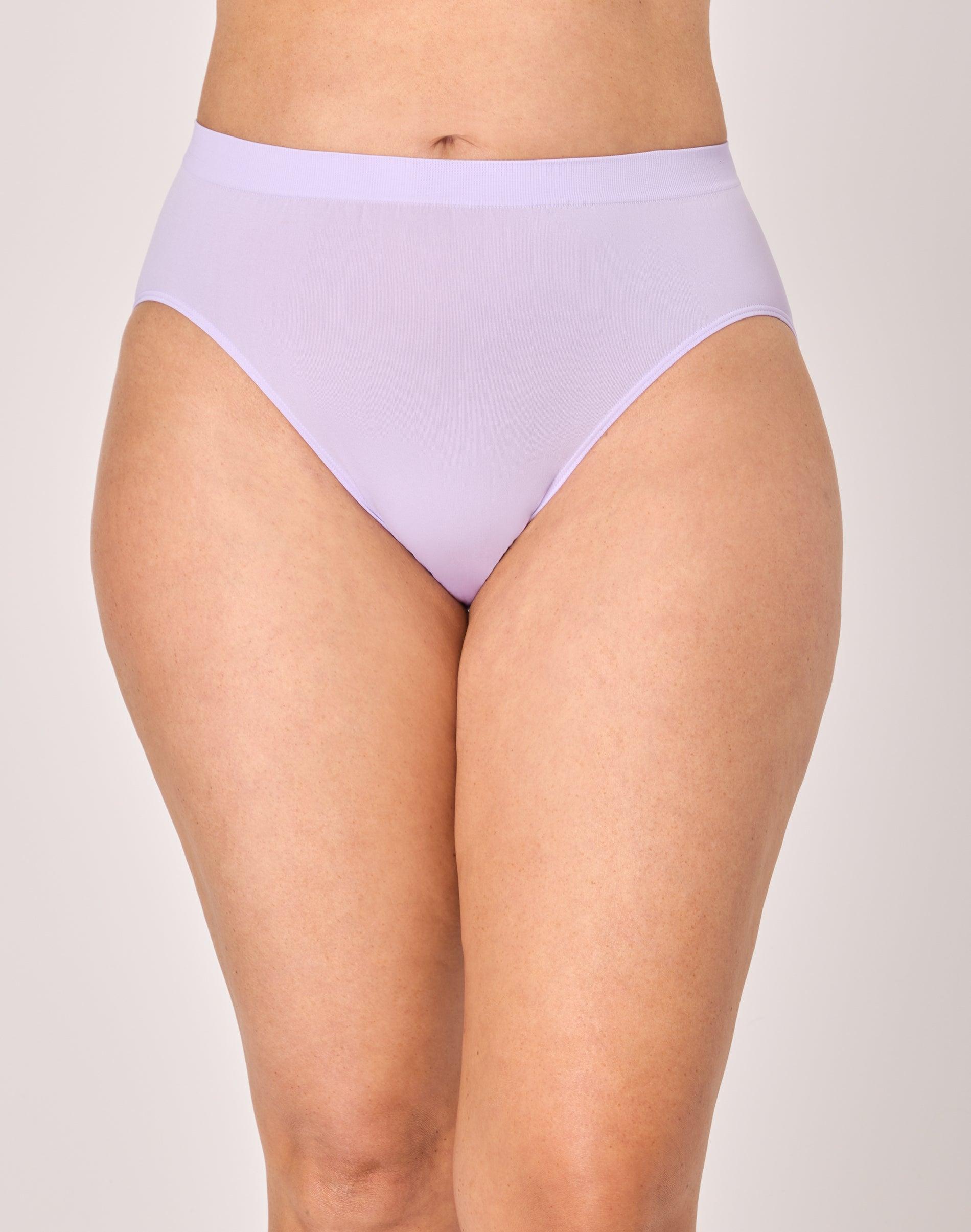 bali comfort revolution hi cut brief lilac wash 7 women's