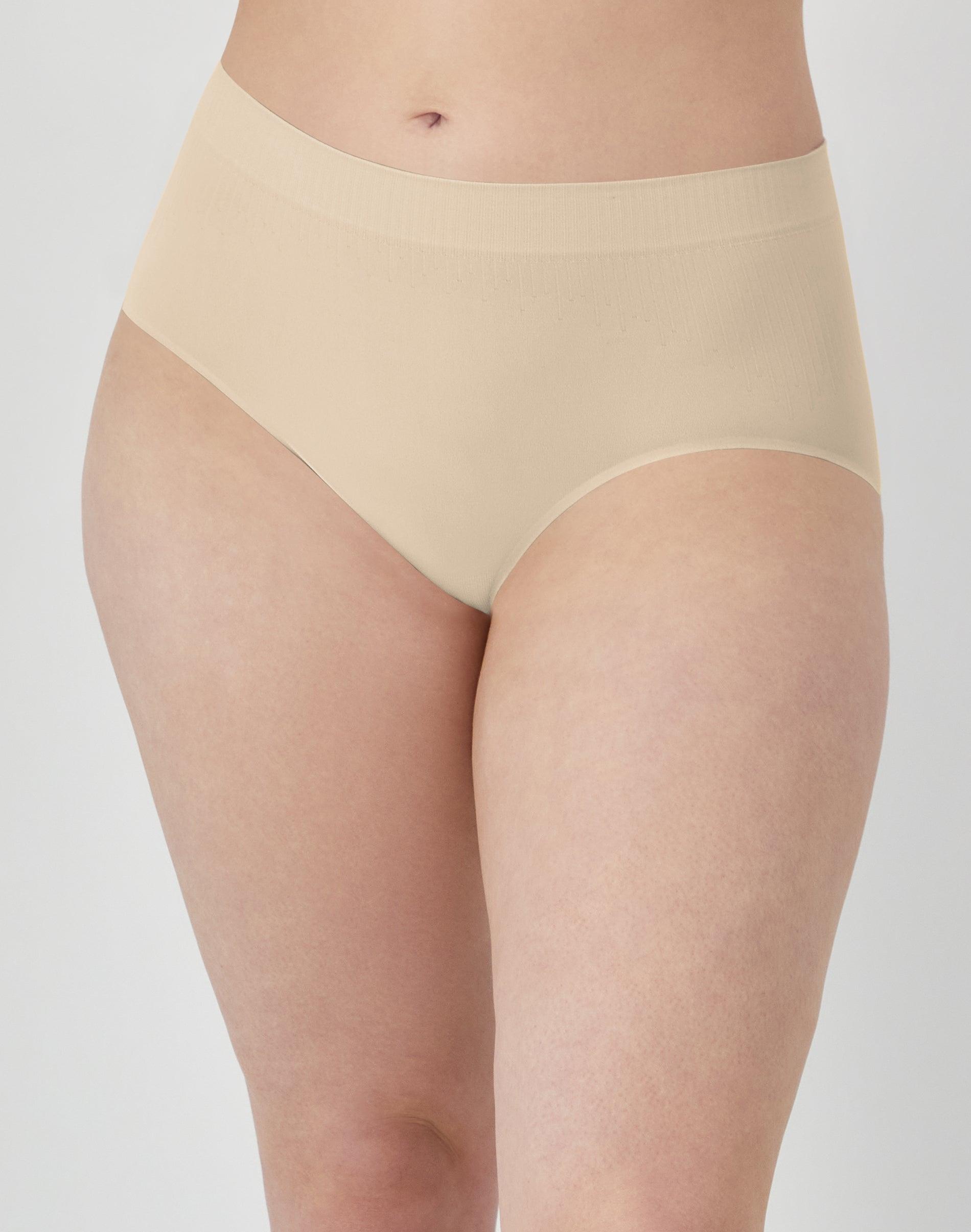 bali comfort revolution modern seamless brief taupe 5 women's