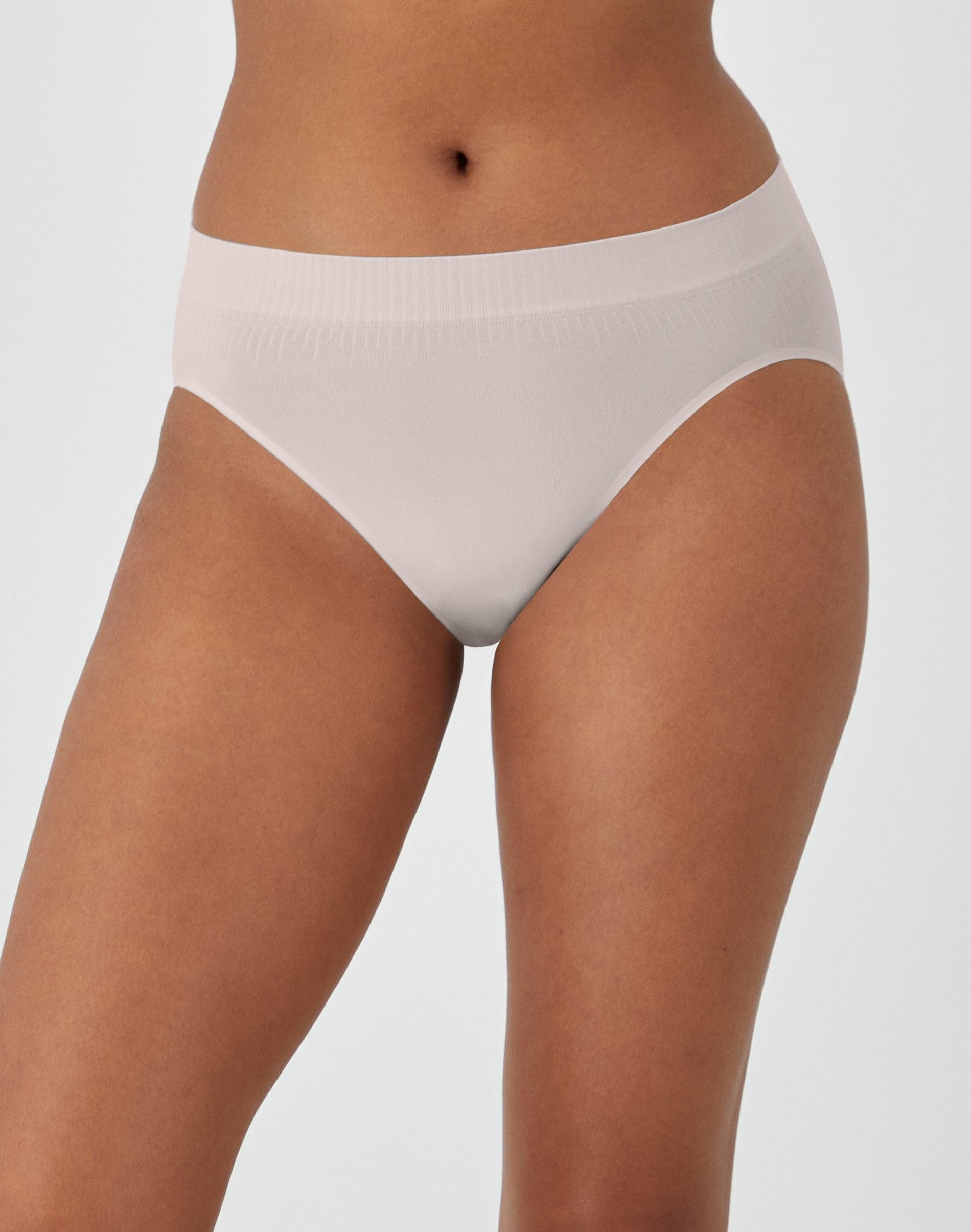 bali comfort revolution modern seamless hi-cut panty evening blush 5 women's