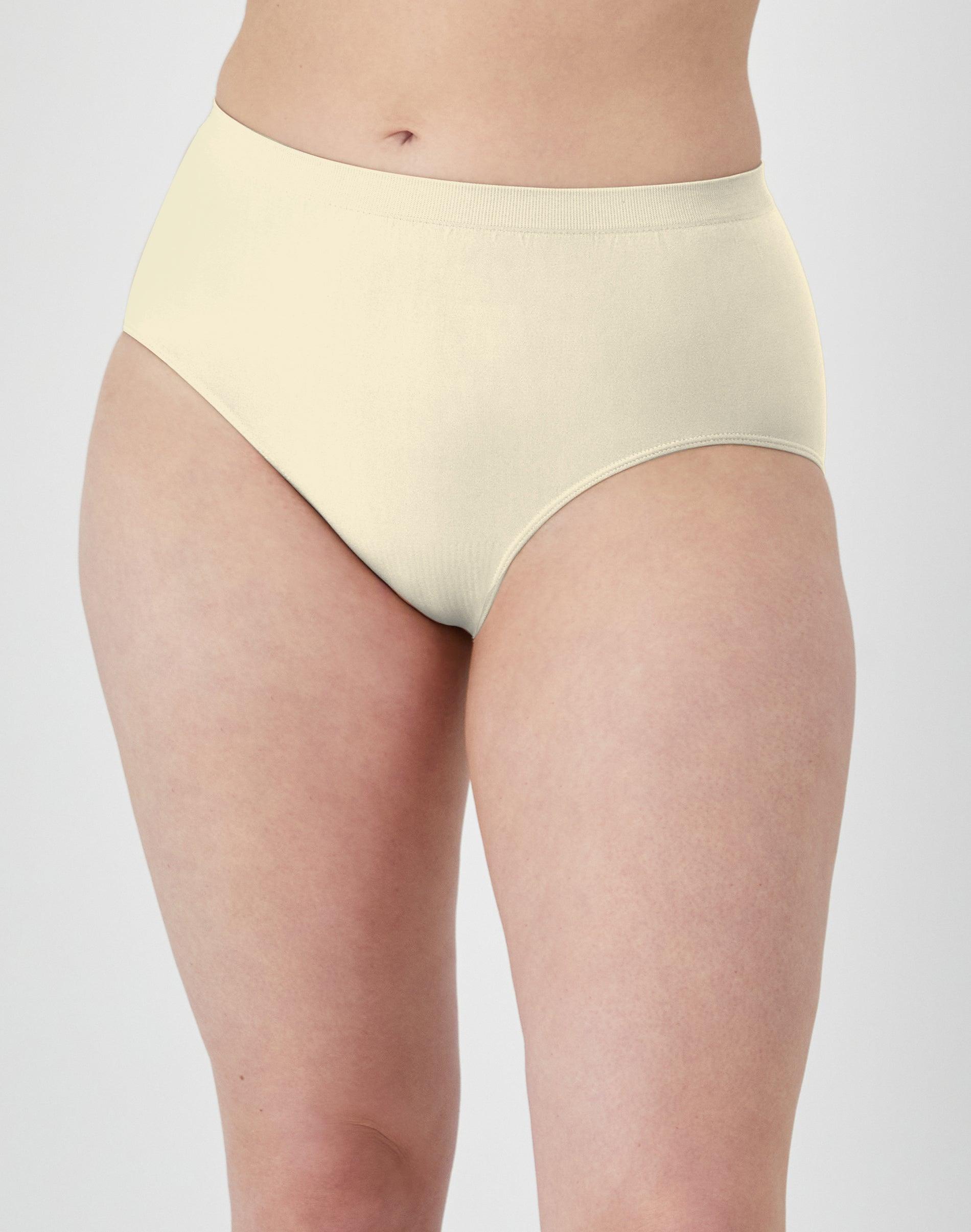 bali comfort revolution seamless brief light beige 6/7 women's