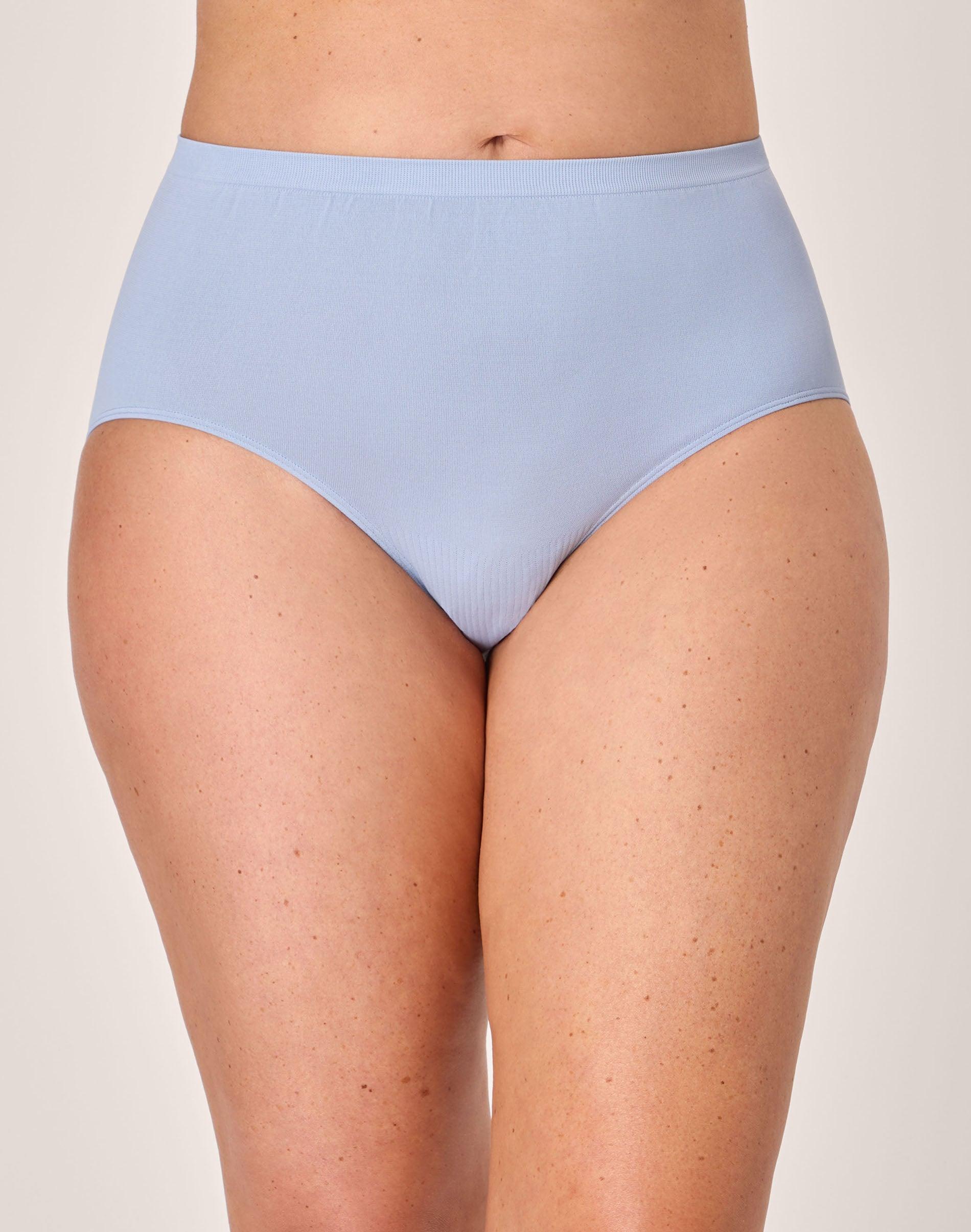 bali comfort revolution seamless brief salty pepper grey 7 women's