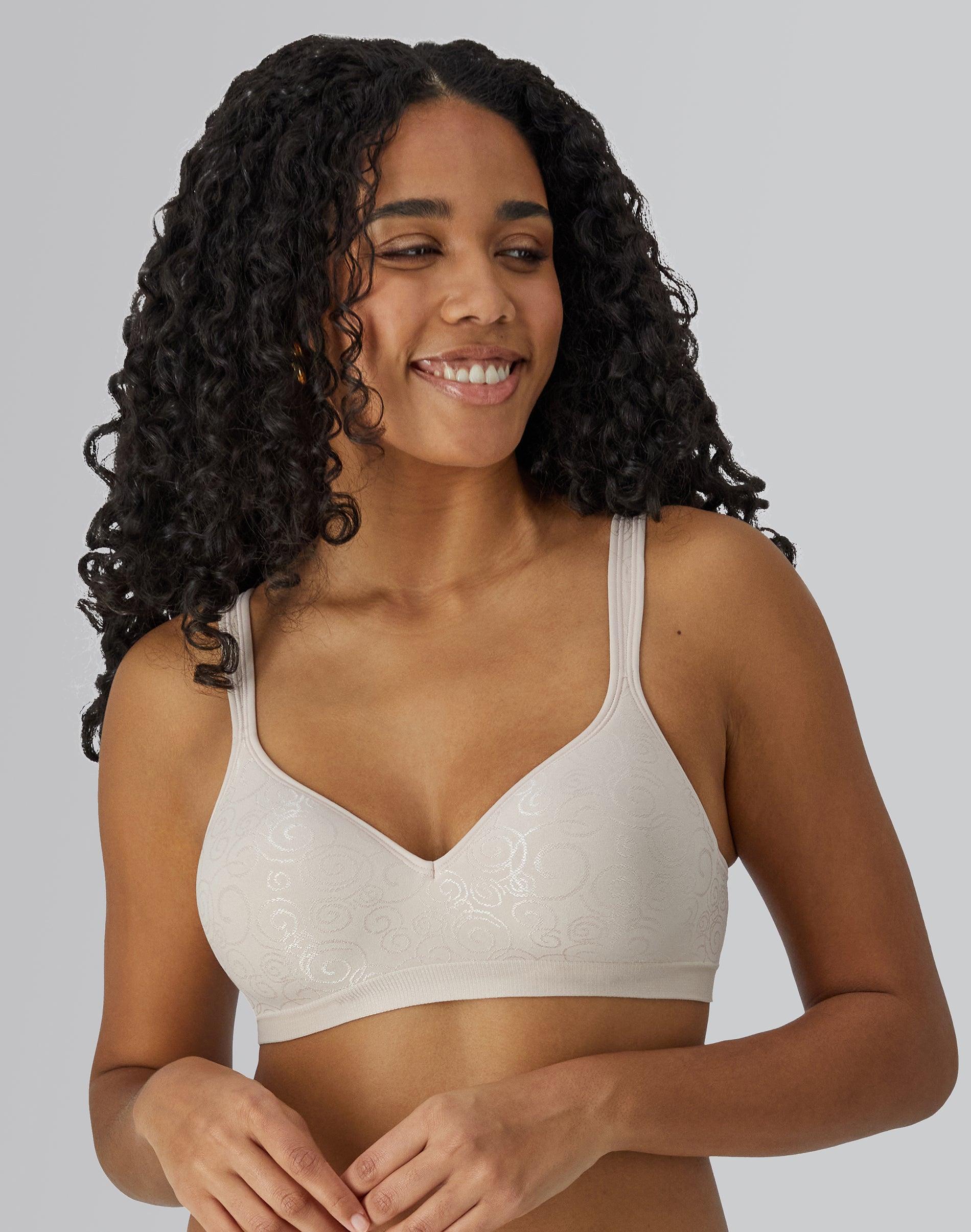 bali comfort revolution wireless bra rose swirl 36b
