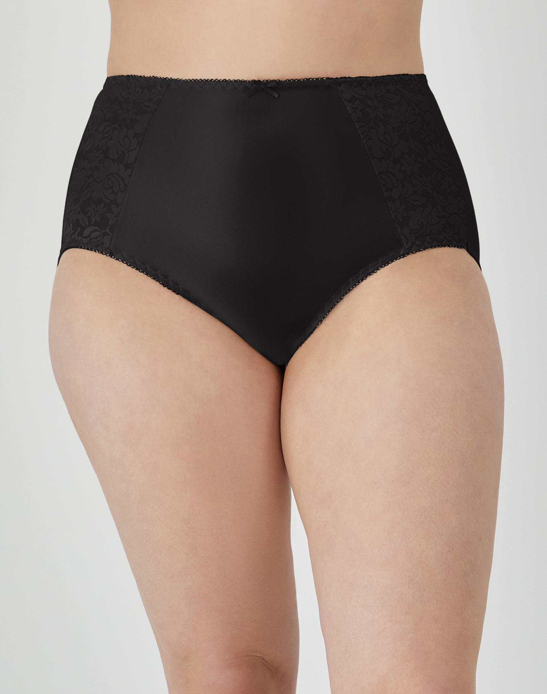 bali double support brief black 6 women's