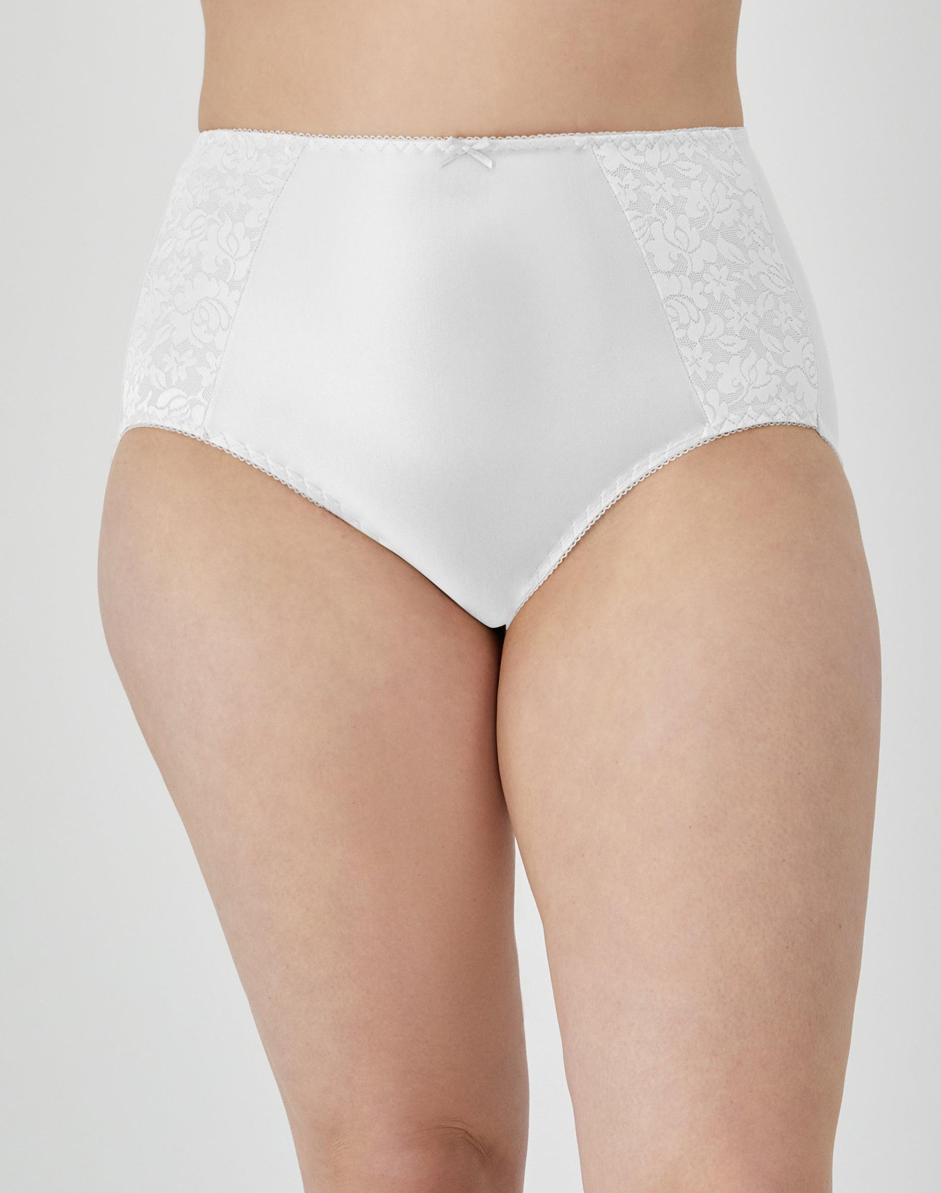 bali double support brief white 6 women's