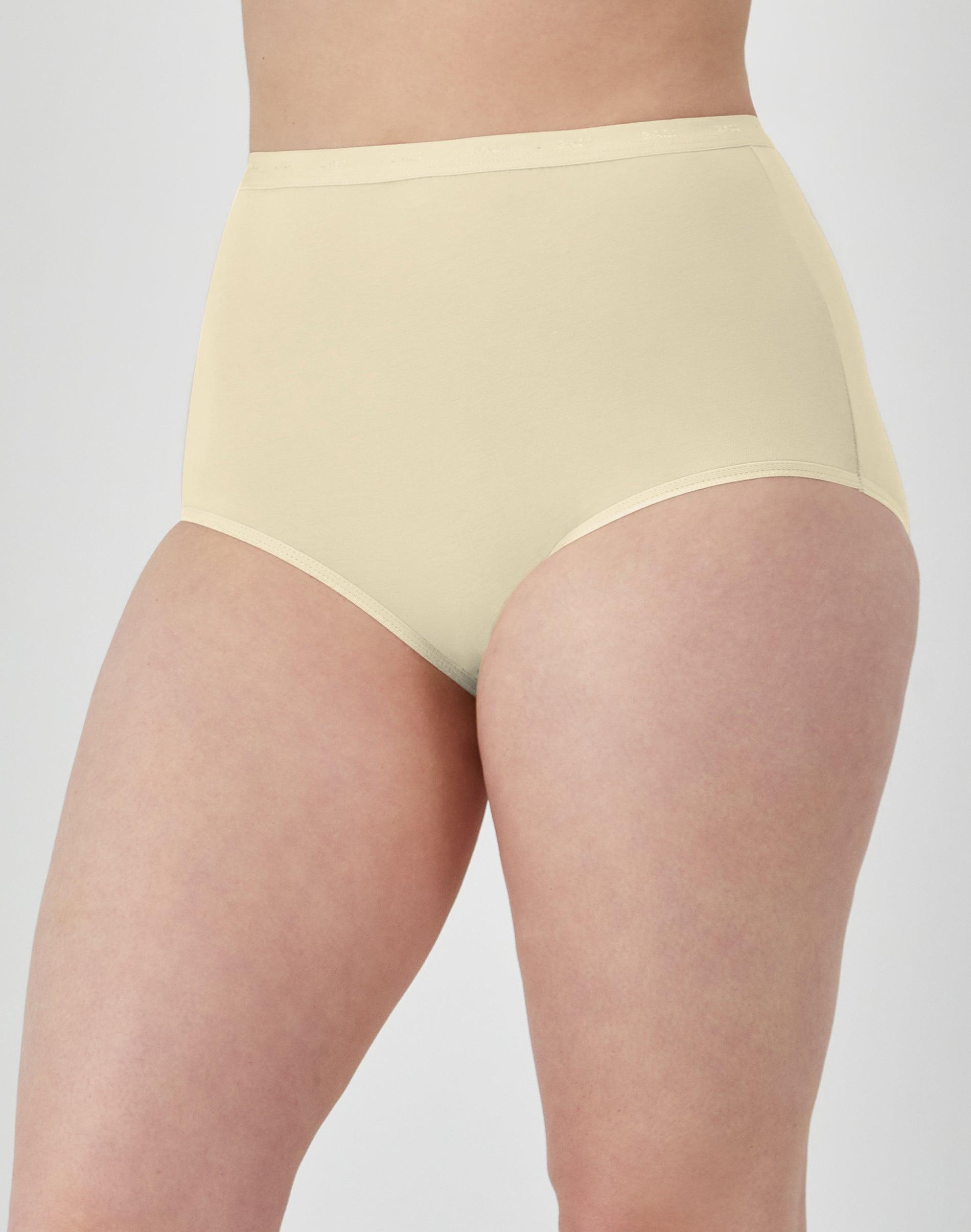 bali full-cut-fit stretch cotton brief moonlight 6 women's