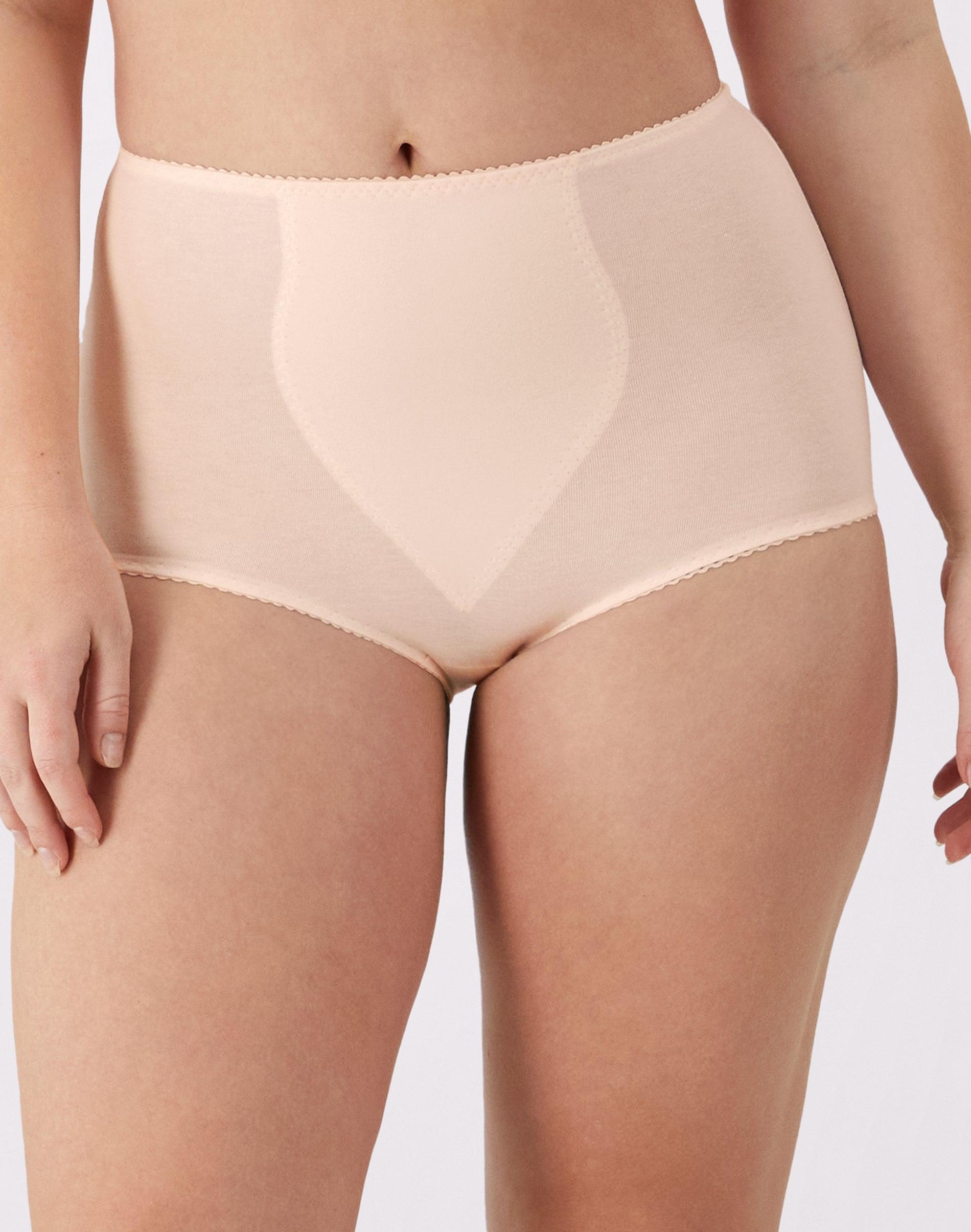 bali light control shaping brief, 2-pack pink bliss m women's