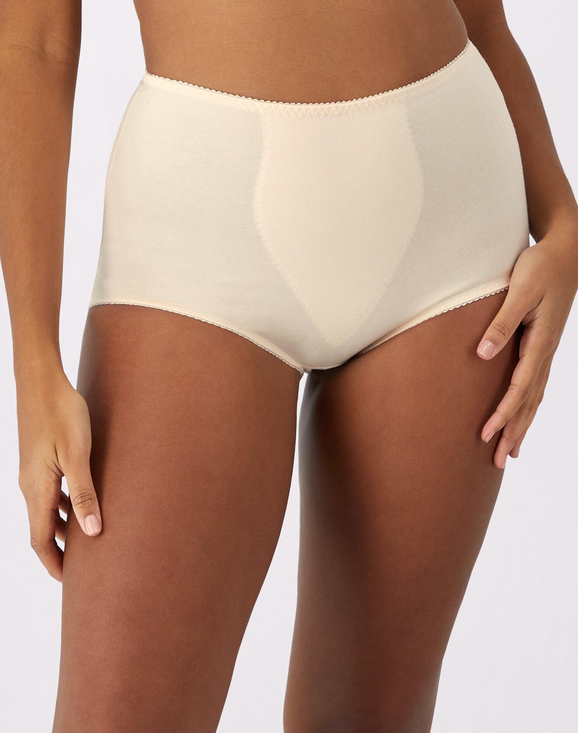 bali light control shaping brief, 2-pack porcelain m women's