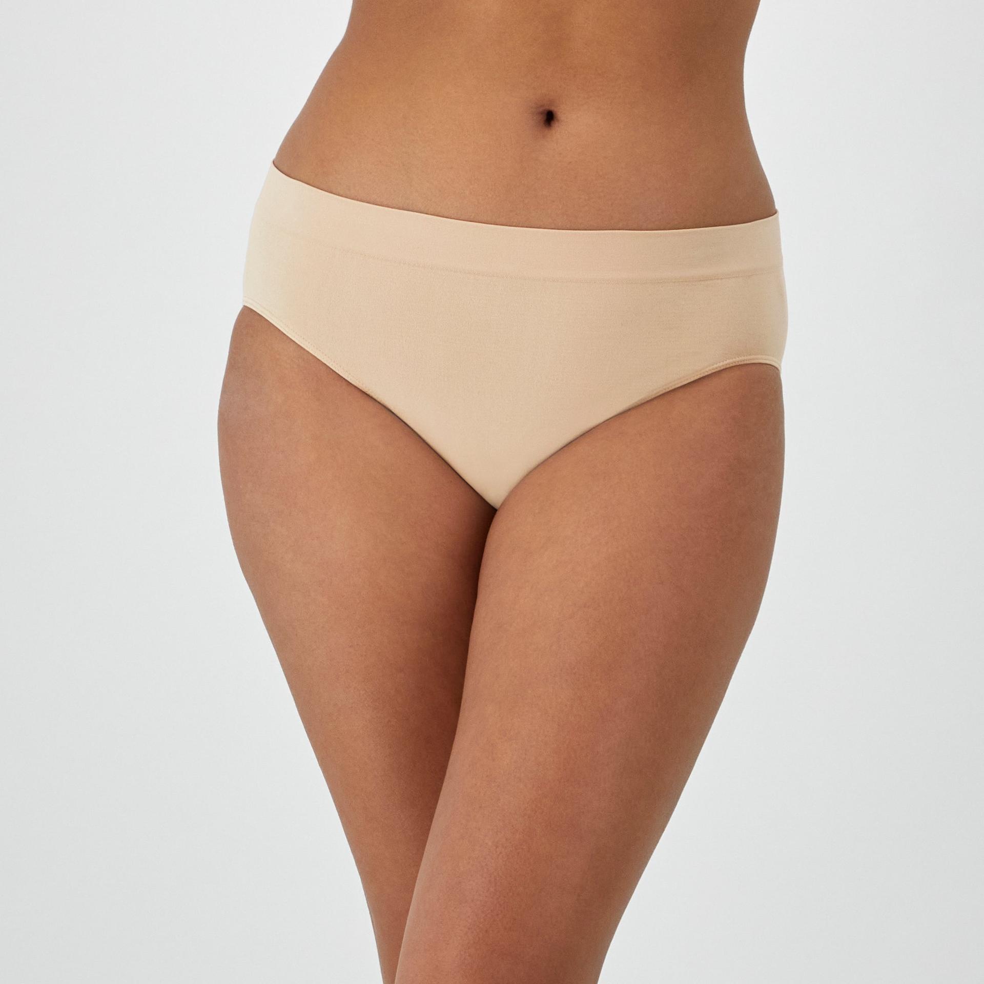 bali one smooth u all-around smoothing hi-cut panty nude 6 women's