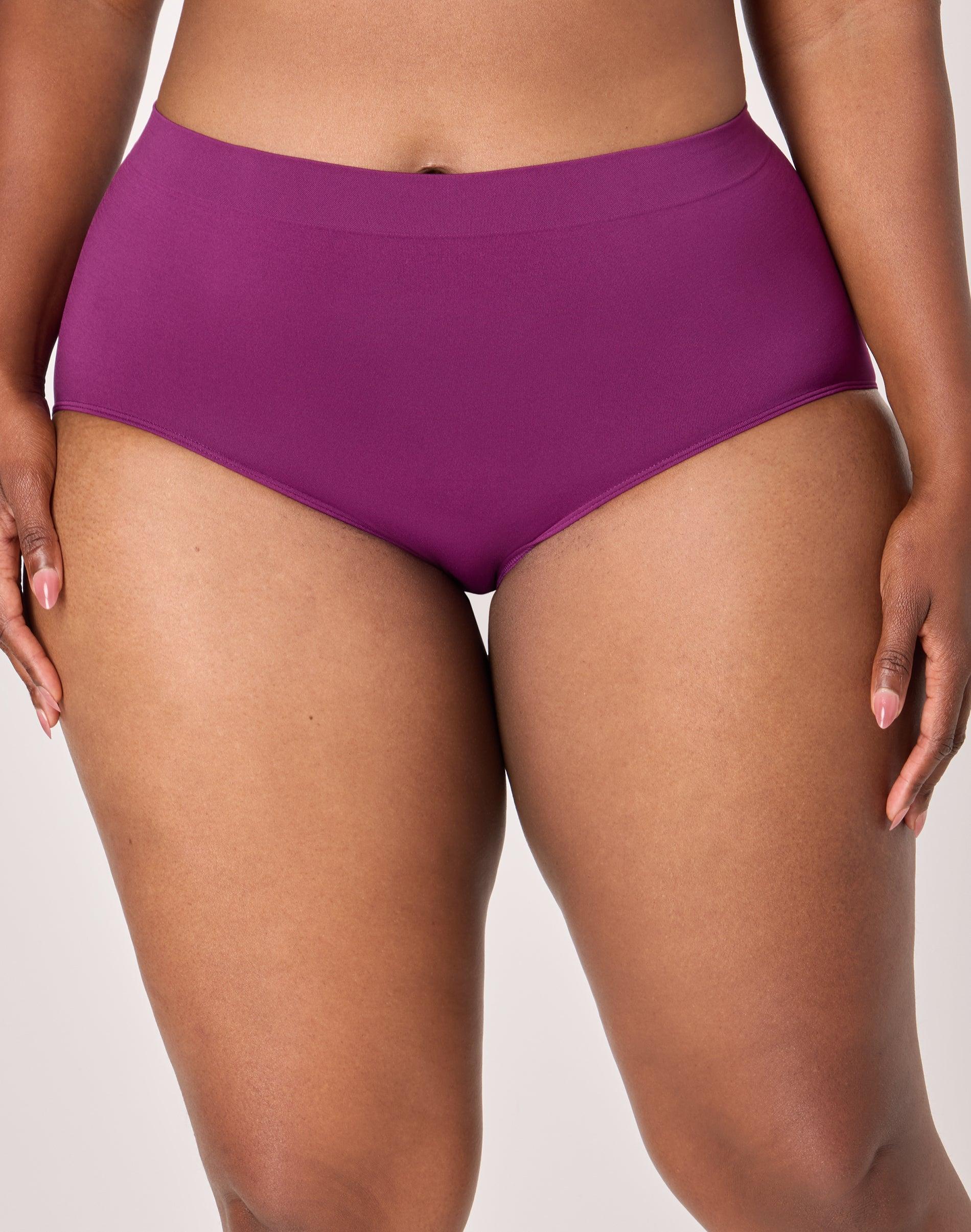 bali one smooth u all-around smoothing underwear brief autumn orchid 6 women's