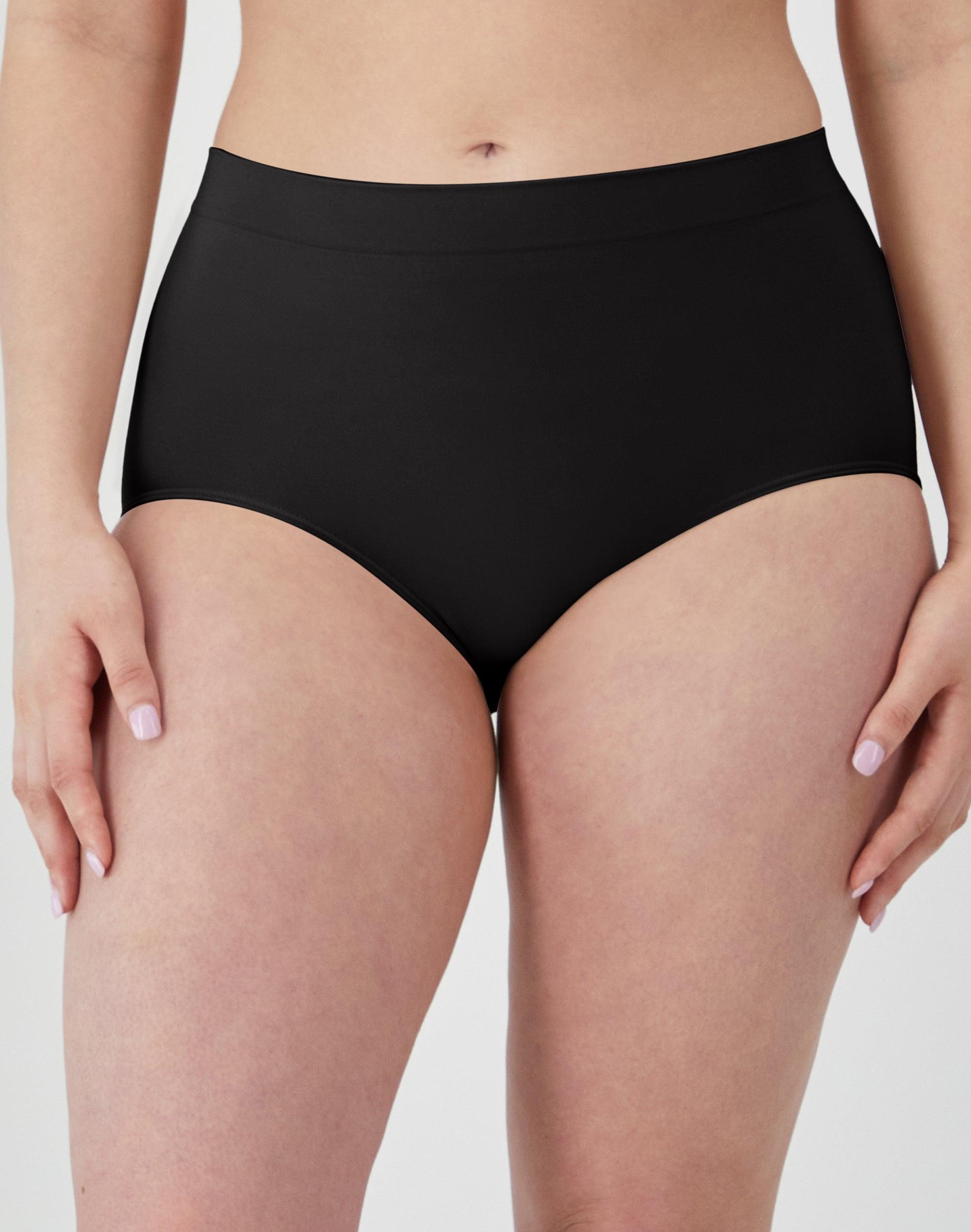 bali one smooth u all-around smoothing underwear brief black 6 women's