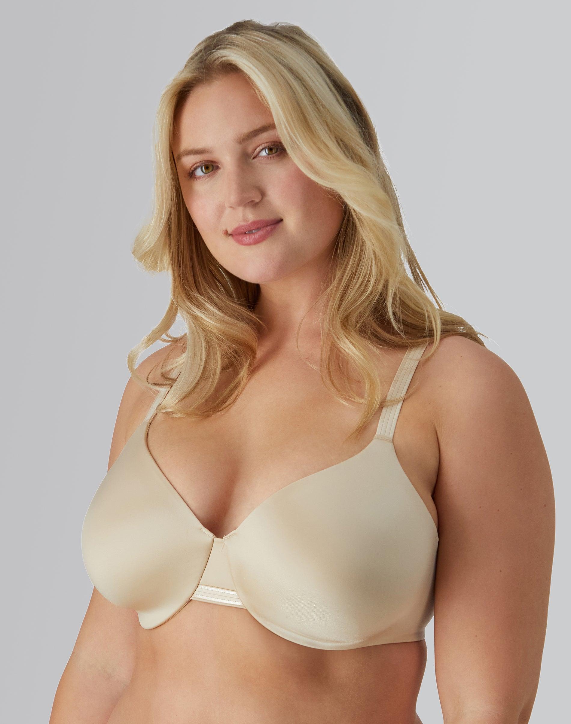 bali one smooth u smoothing & concealing underwire bra soft taupe 36b