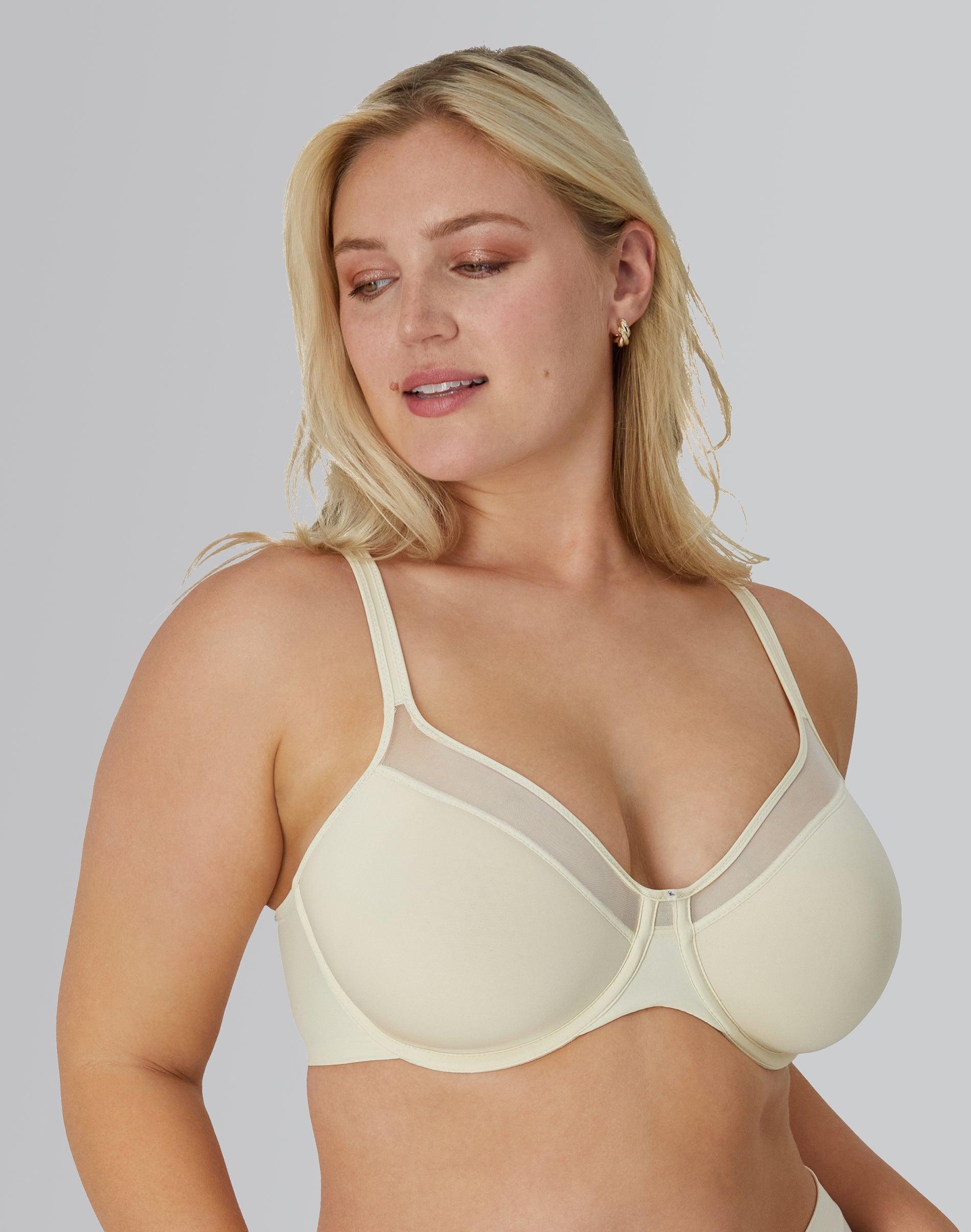 bali one smooth u ultra light underwire bra beige 36b