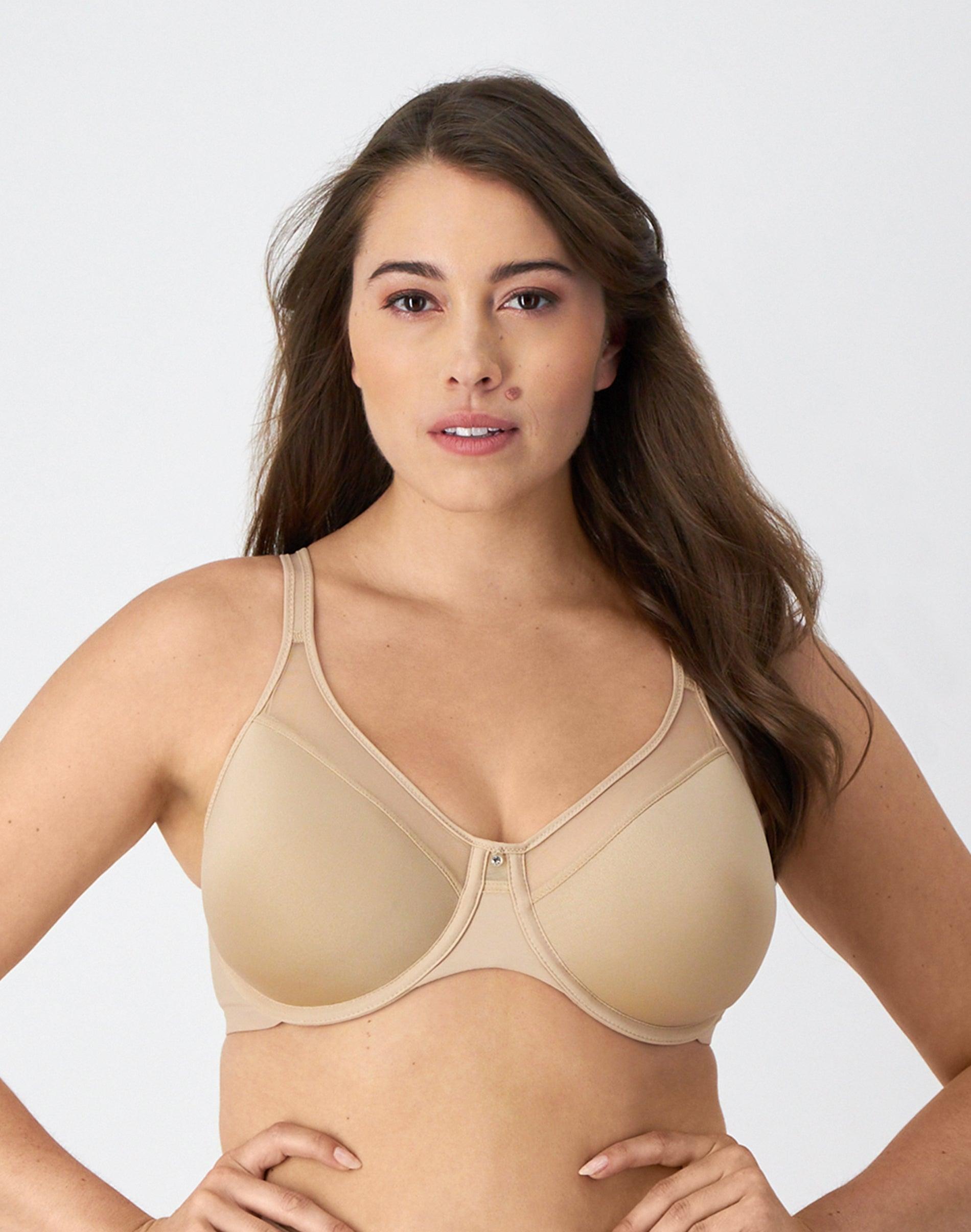 bali one smooth u ultra light underwire bra nude 36b