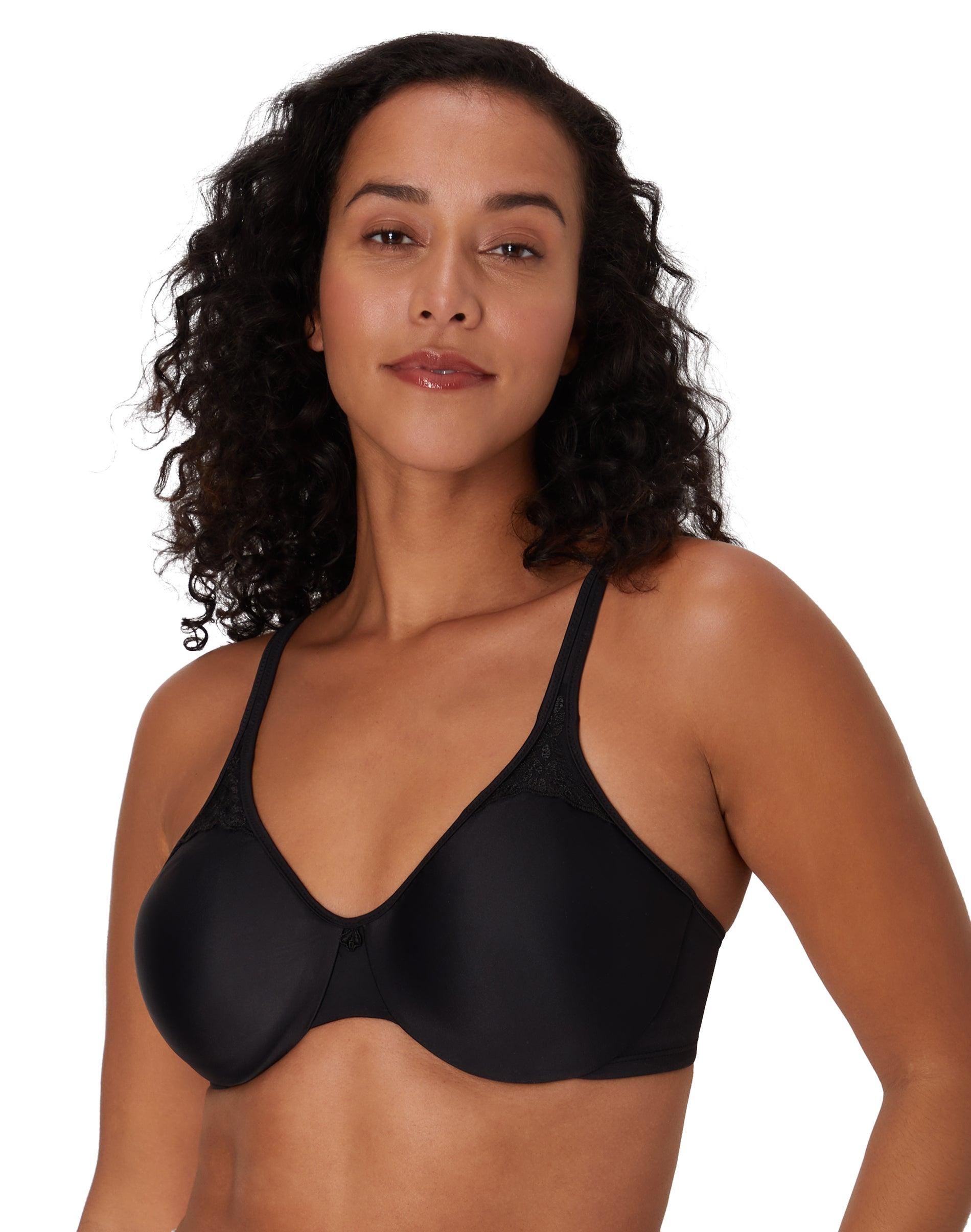bali passion for comfort underwire minimizer bra black 36ddd