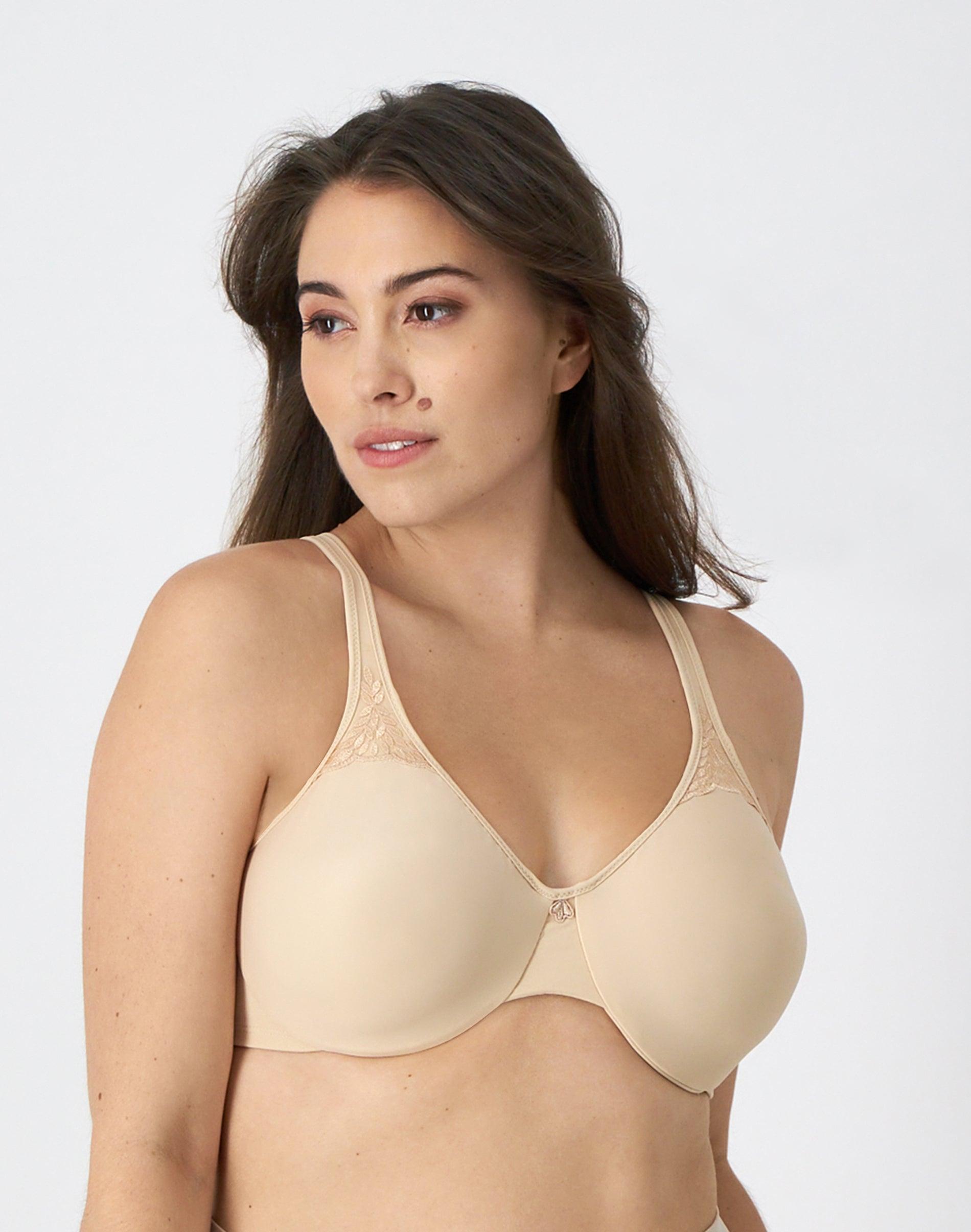 bali passion for comfort underwire minimizer bra soft taupe 36ddd