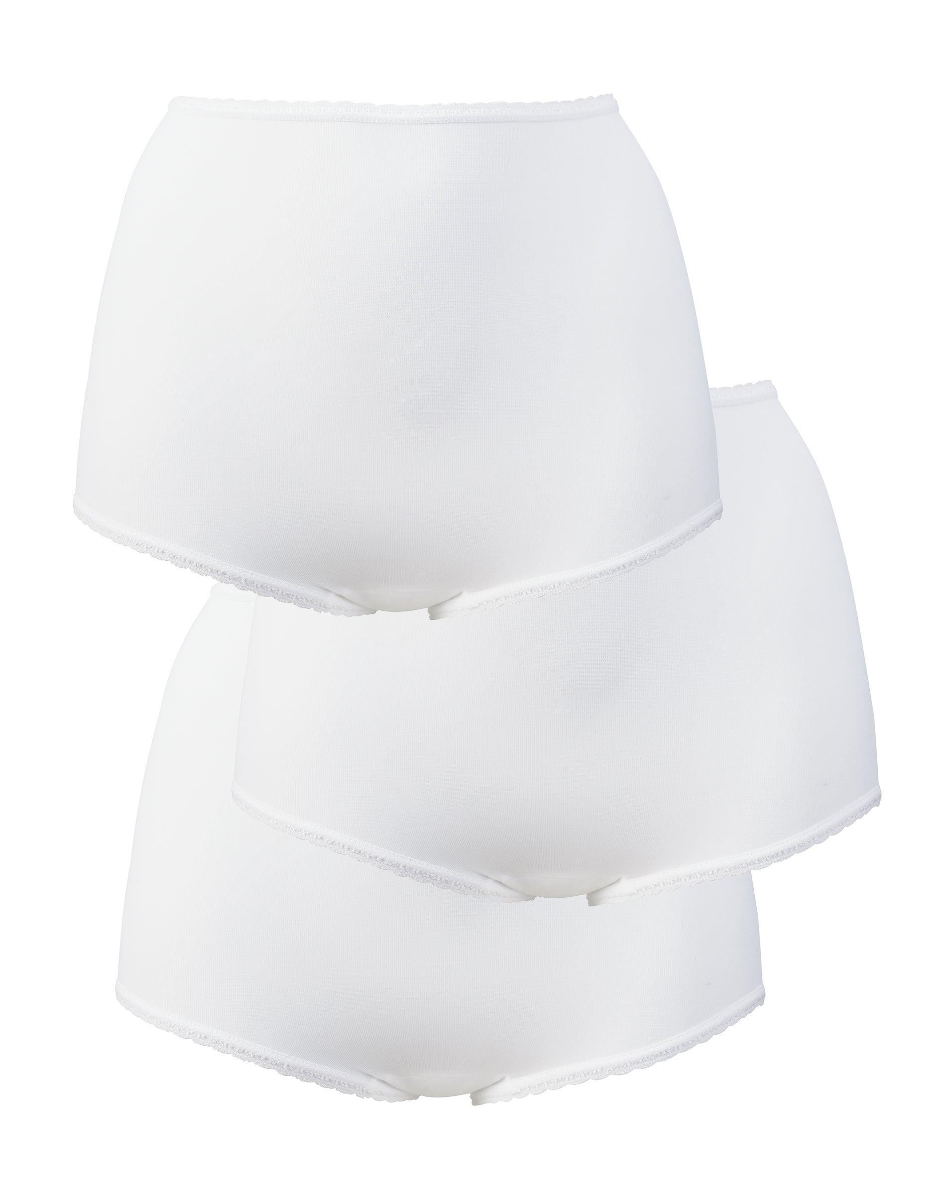 bali skimp skamp brief, 3-pack white/white/white 5 women's