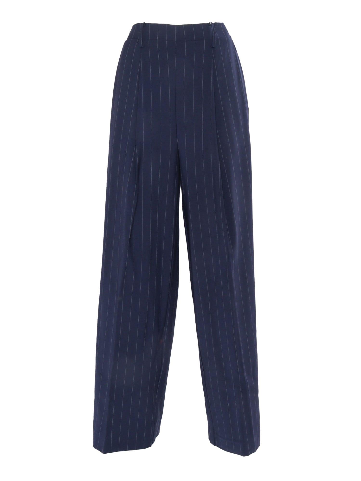 ballantyne loose-fit blu trousers