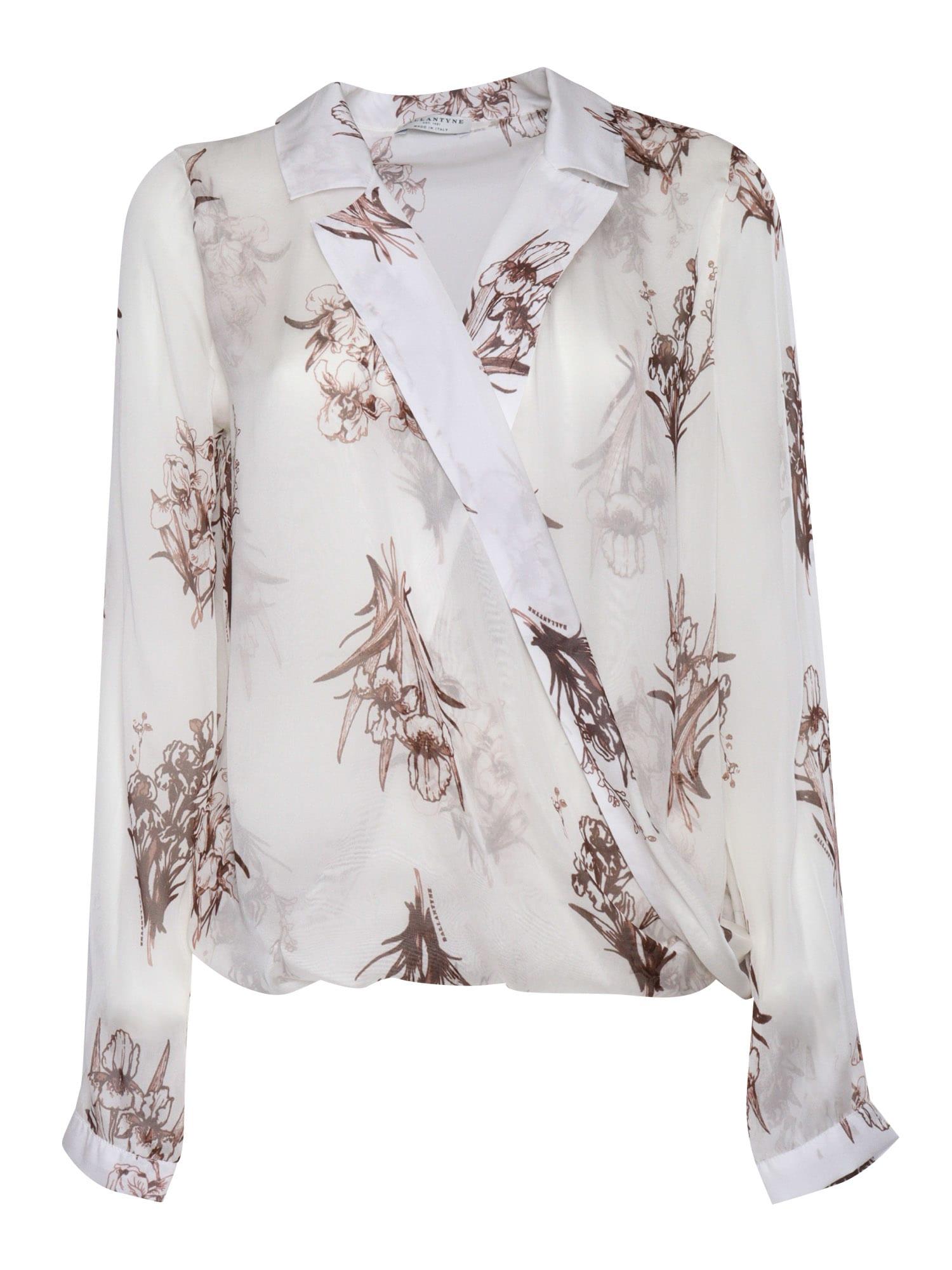 ballantyne printed silk shirt