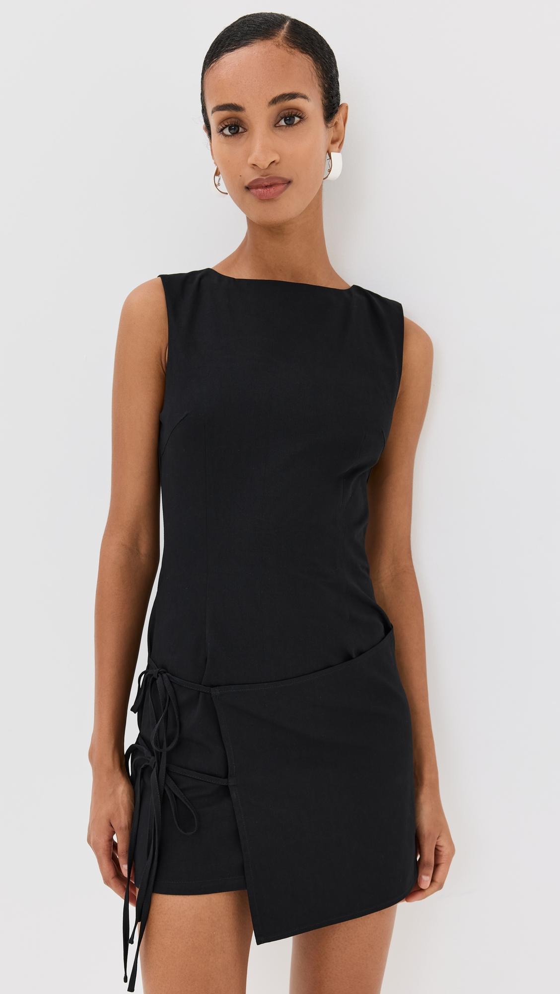 ballerina wrap mini dress