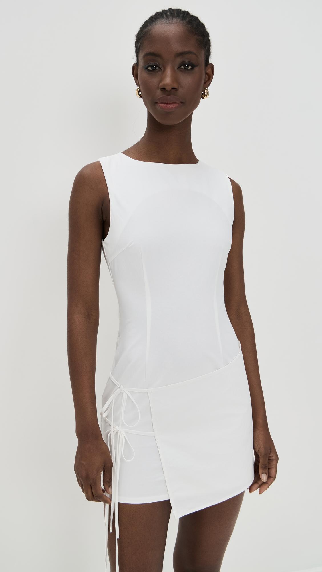 ballerina wrap mini dress