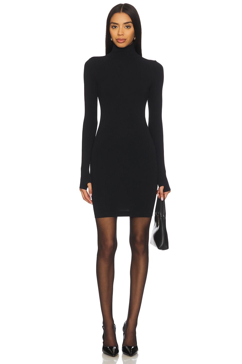 ballet body turtleneck mini dress