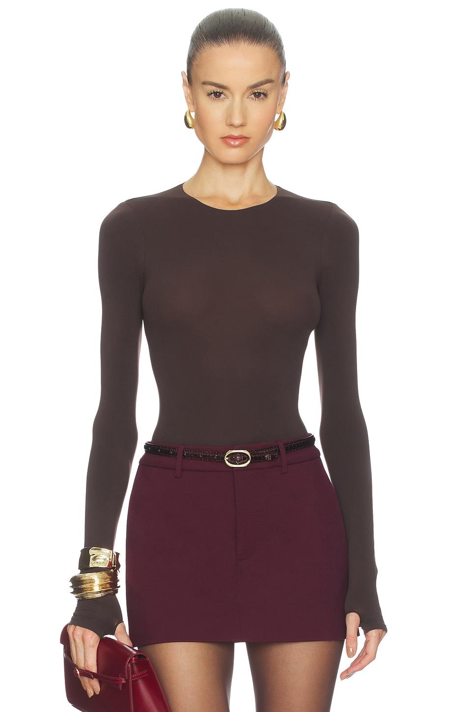 ballet crewneck bodysuit