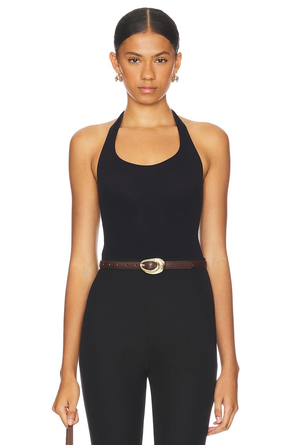 ballet halter bodysuit