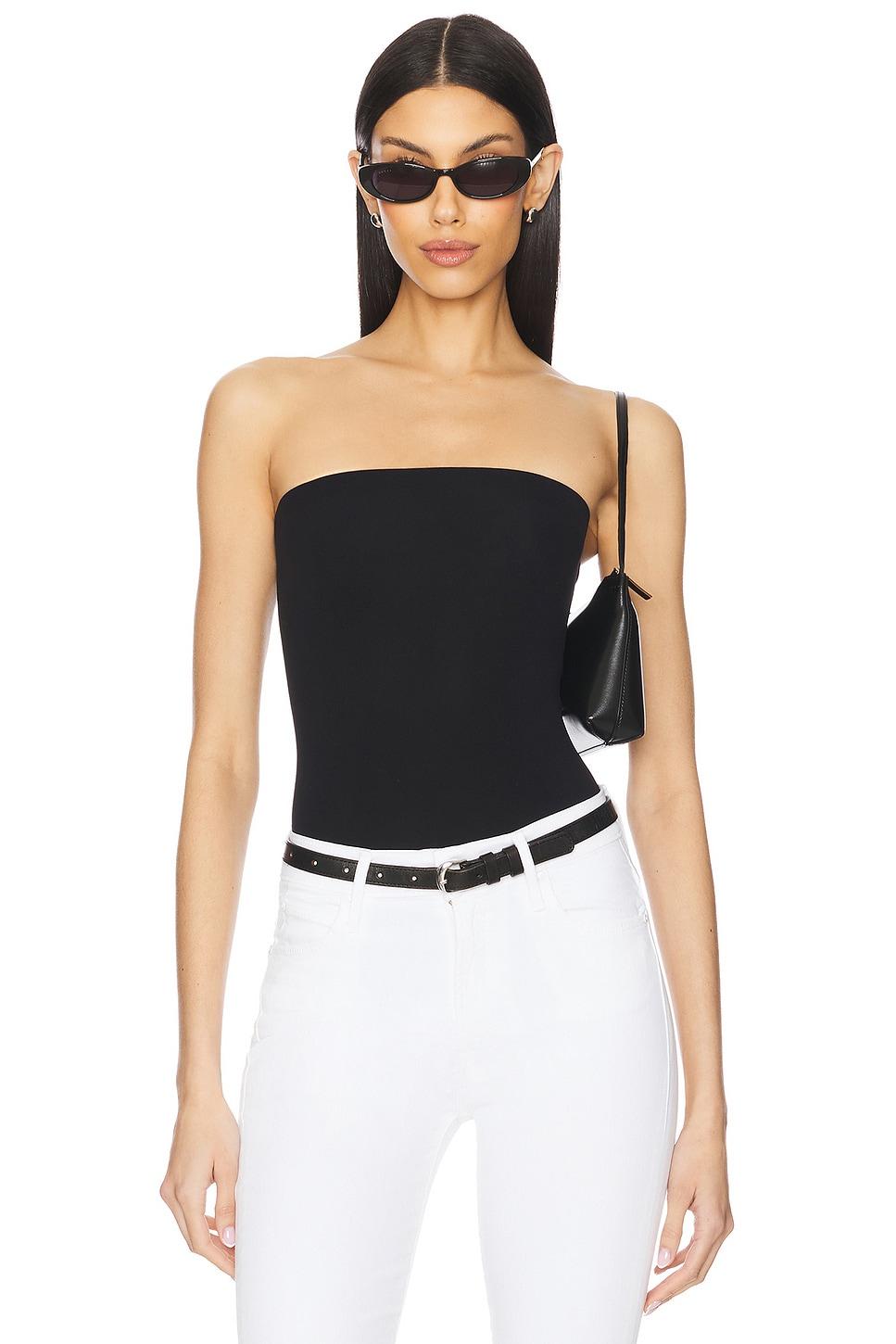ballet strapless bodysuit