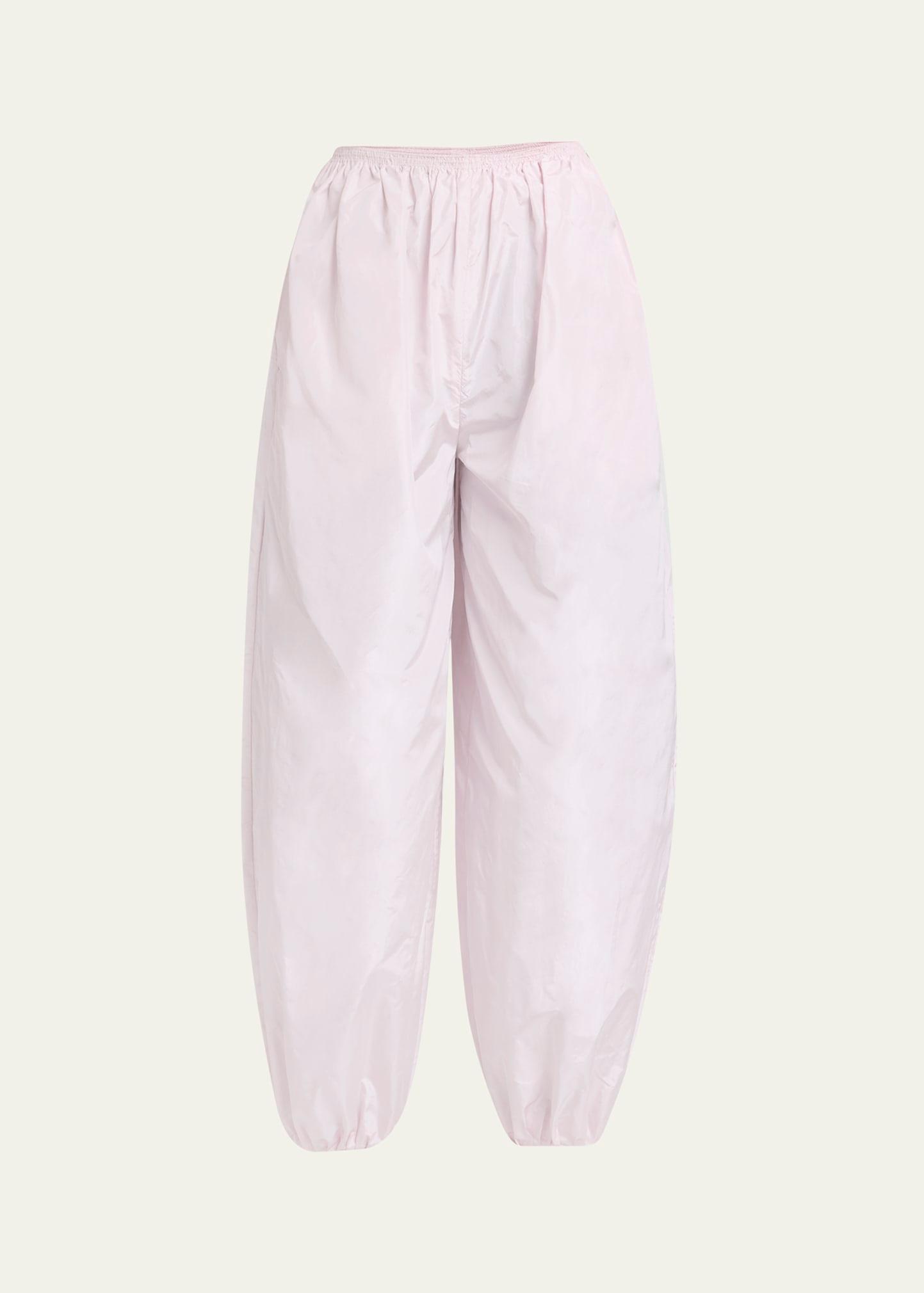 balloon silk taffeta pants