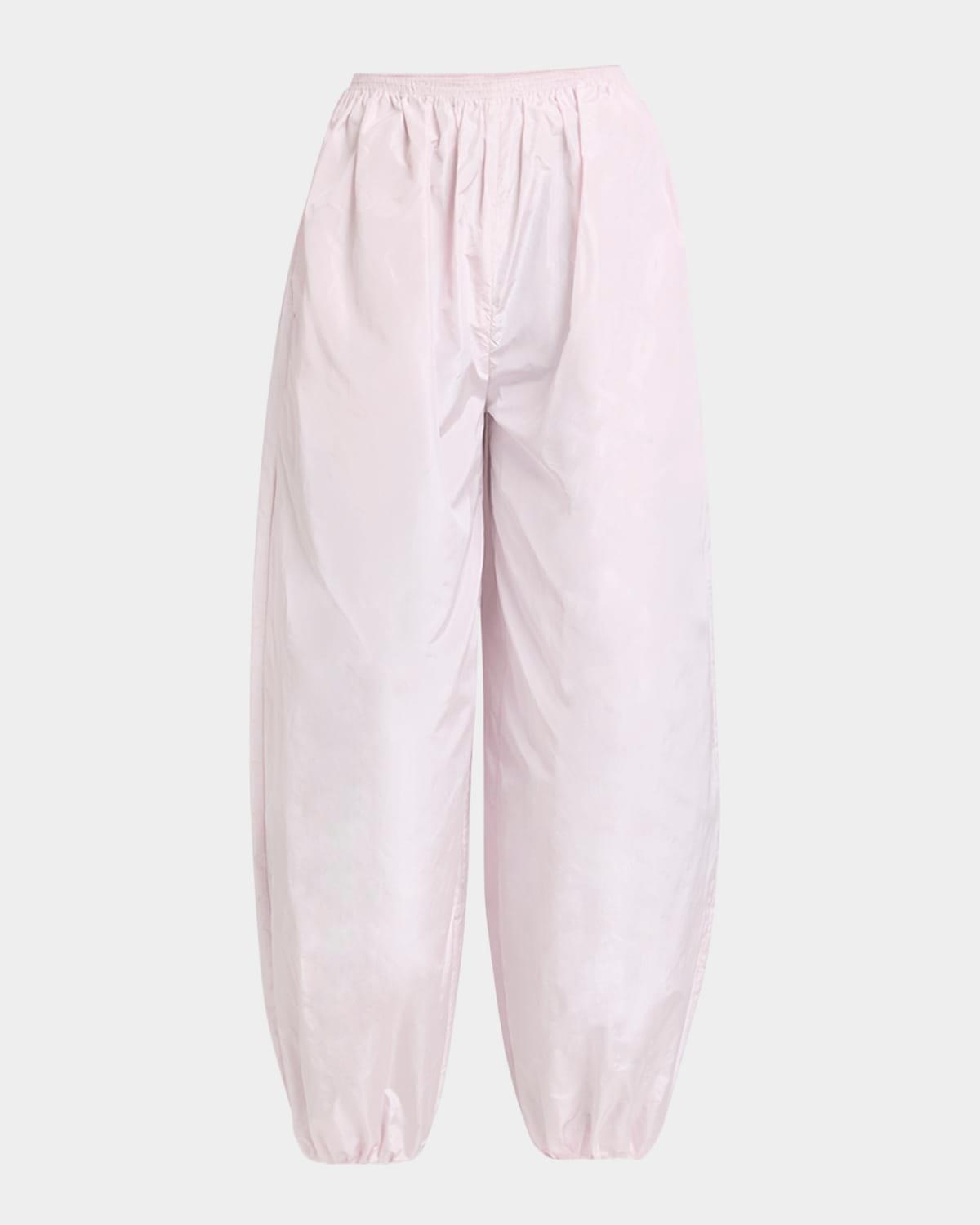 balloon silk taffeta pants