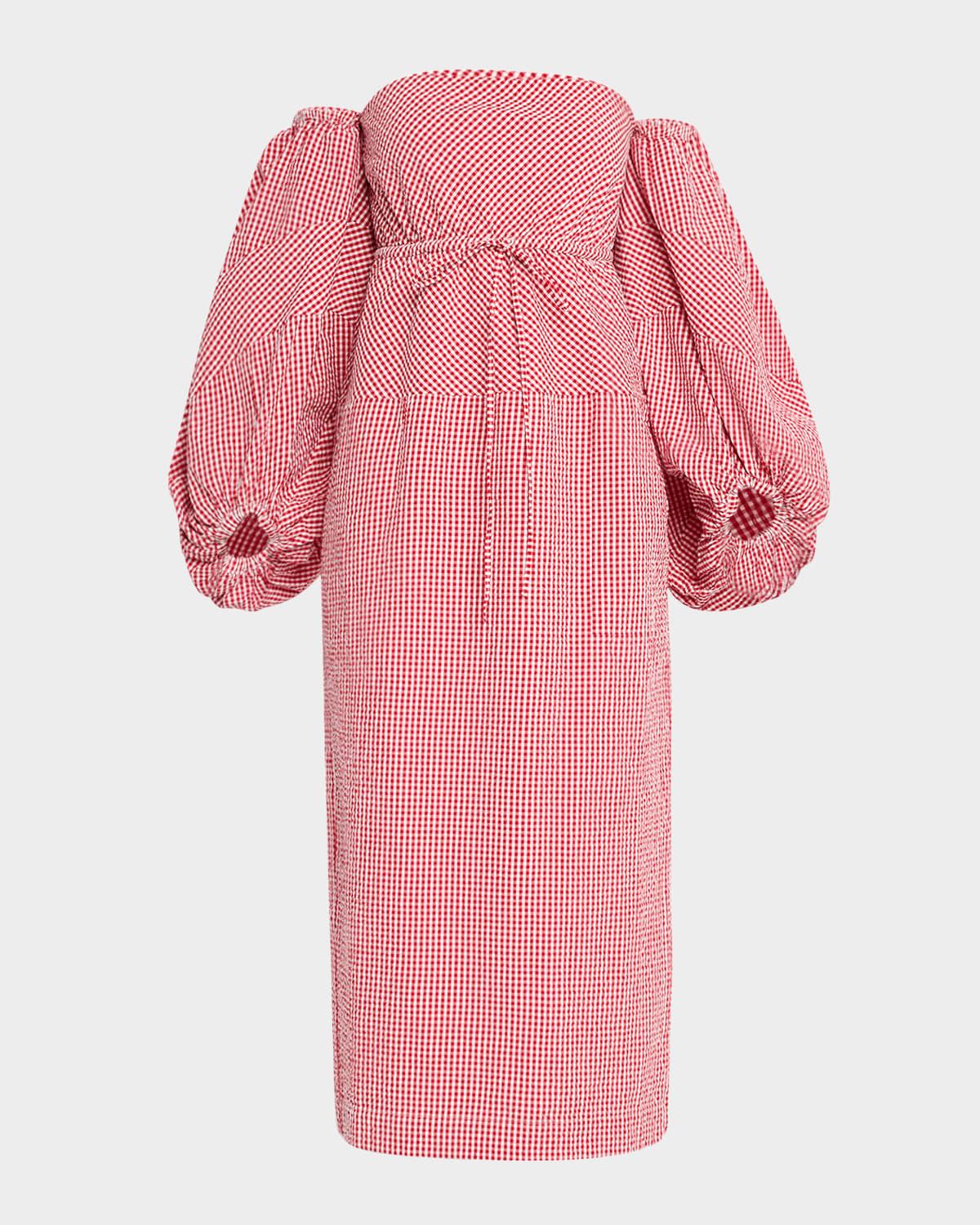 balloon sleeve dress