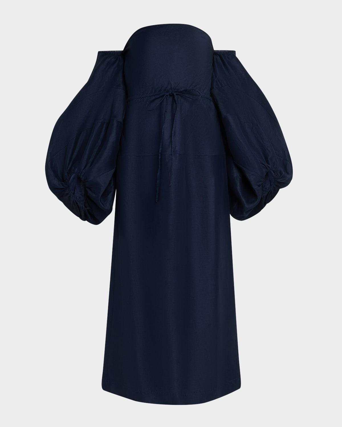 balloon sleeve dress