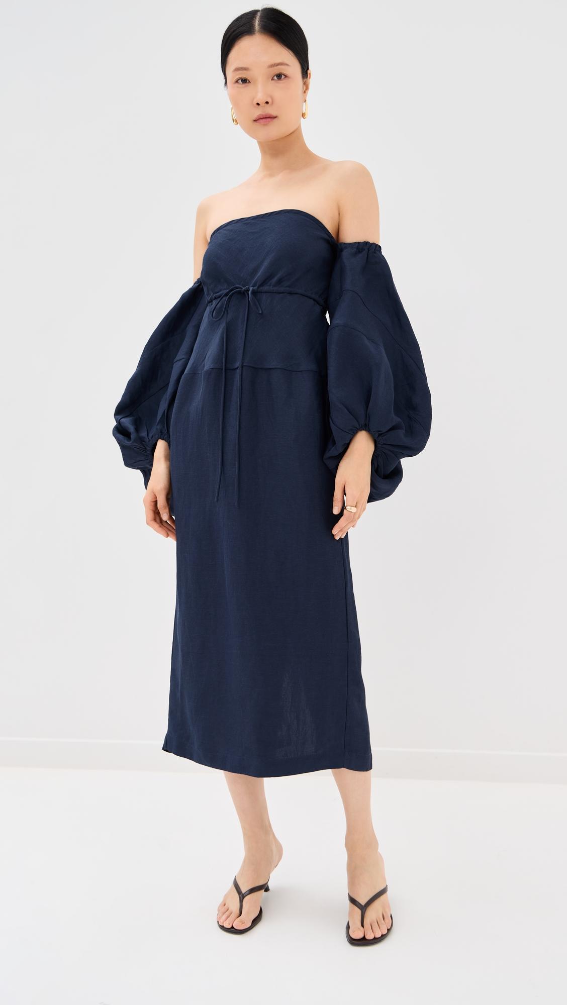 balloon sleeve dress