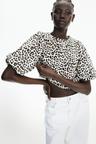 balloon-sleeved top