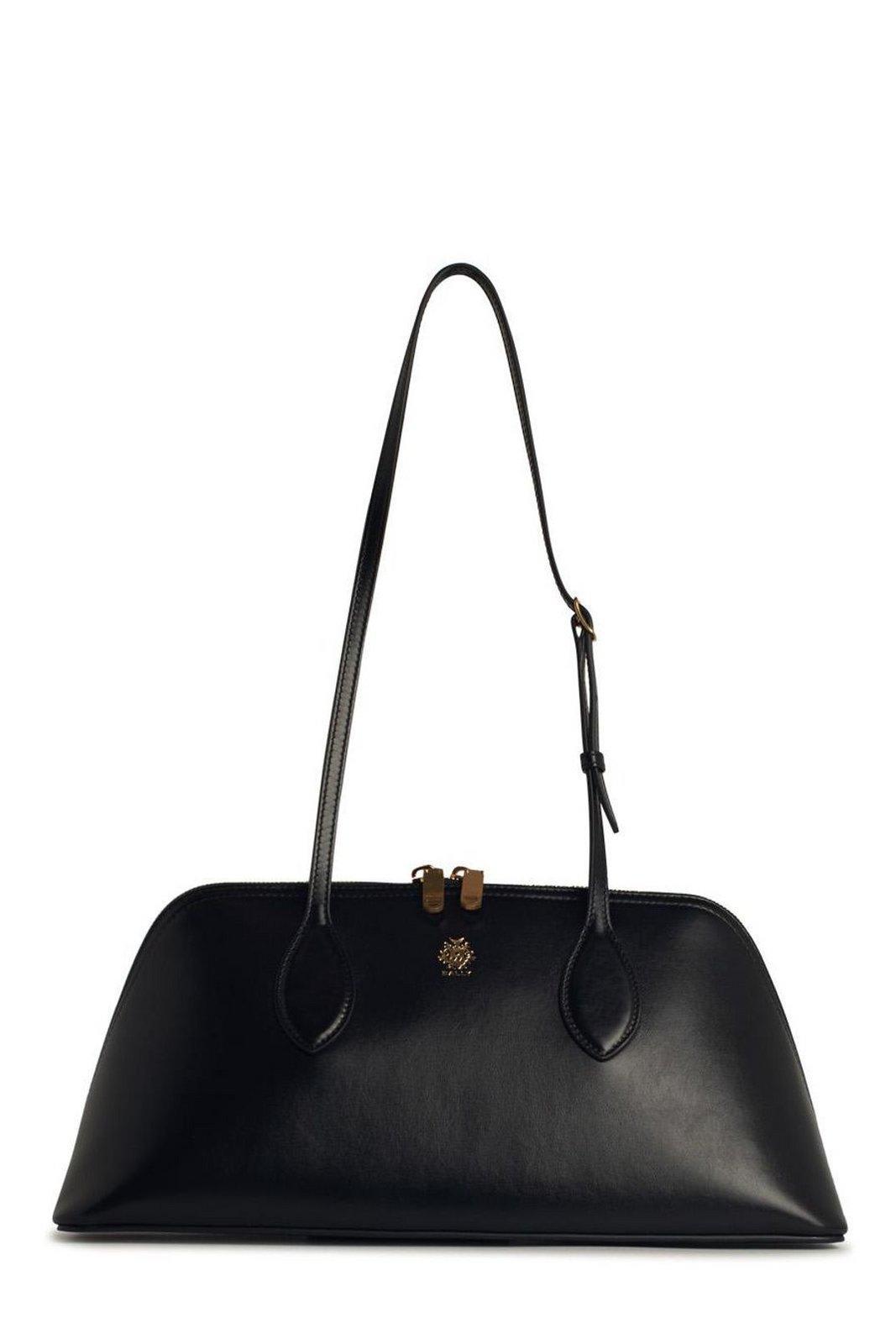 bally praline top handle tote bag