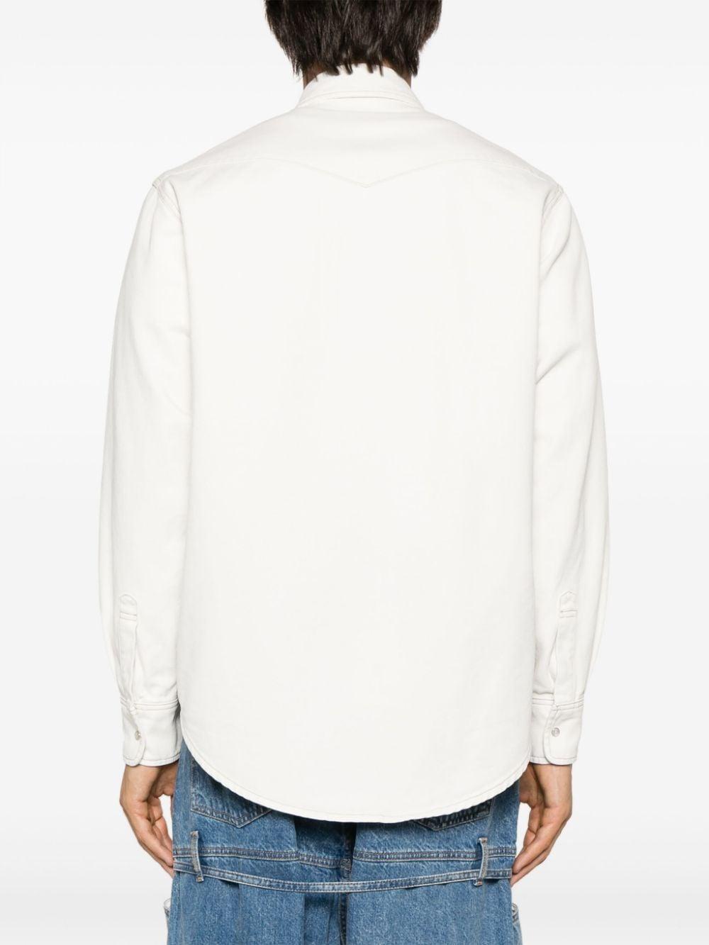 bally shirts white organic cotton - women