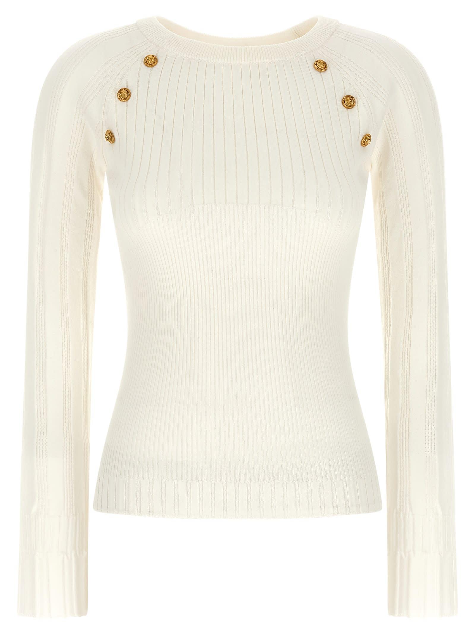 balmain 3 buttons sweater